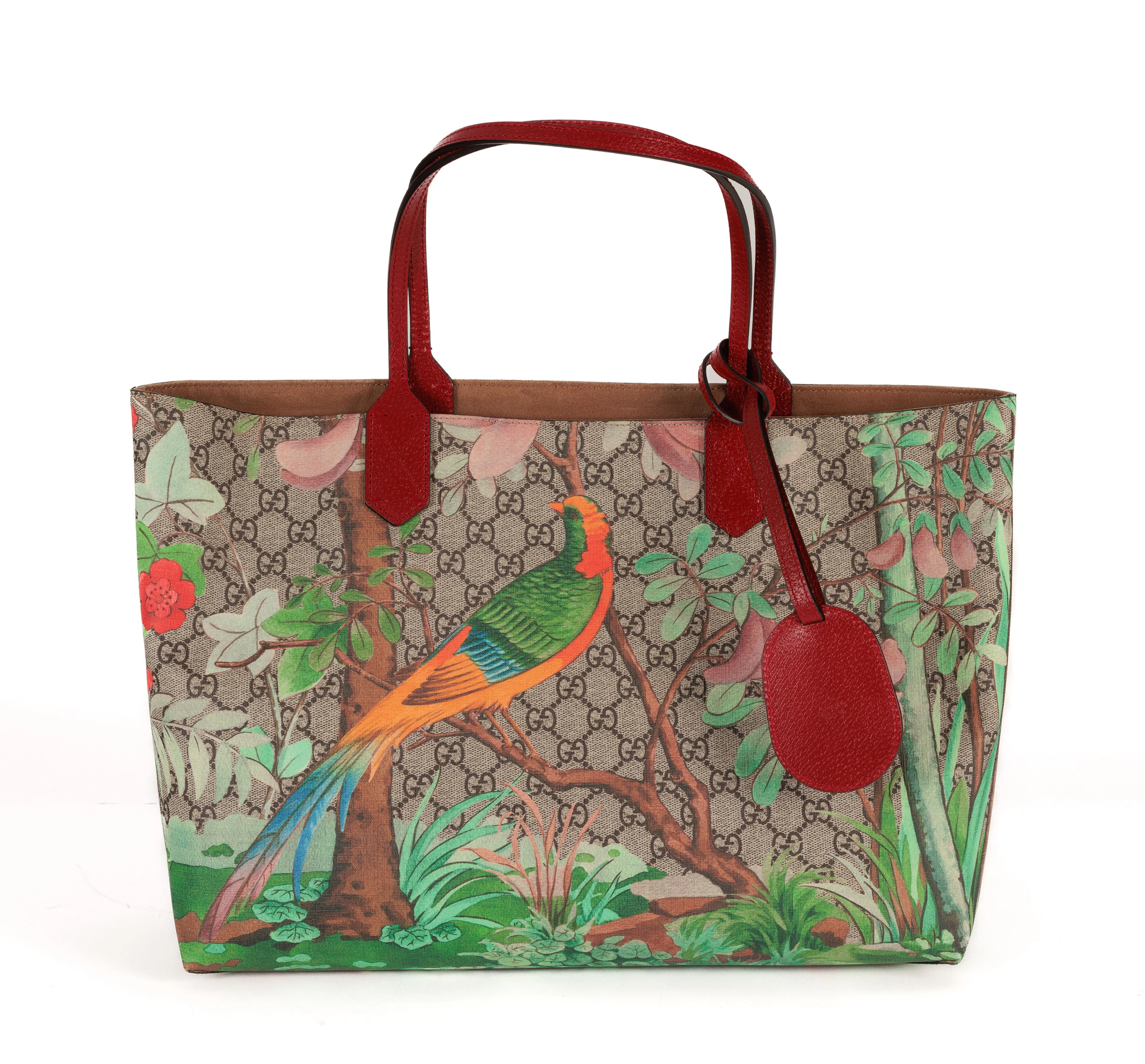Gucci, sac GG Supreme Tian cabas en toile enduite imprimée jungle