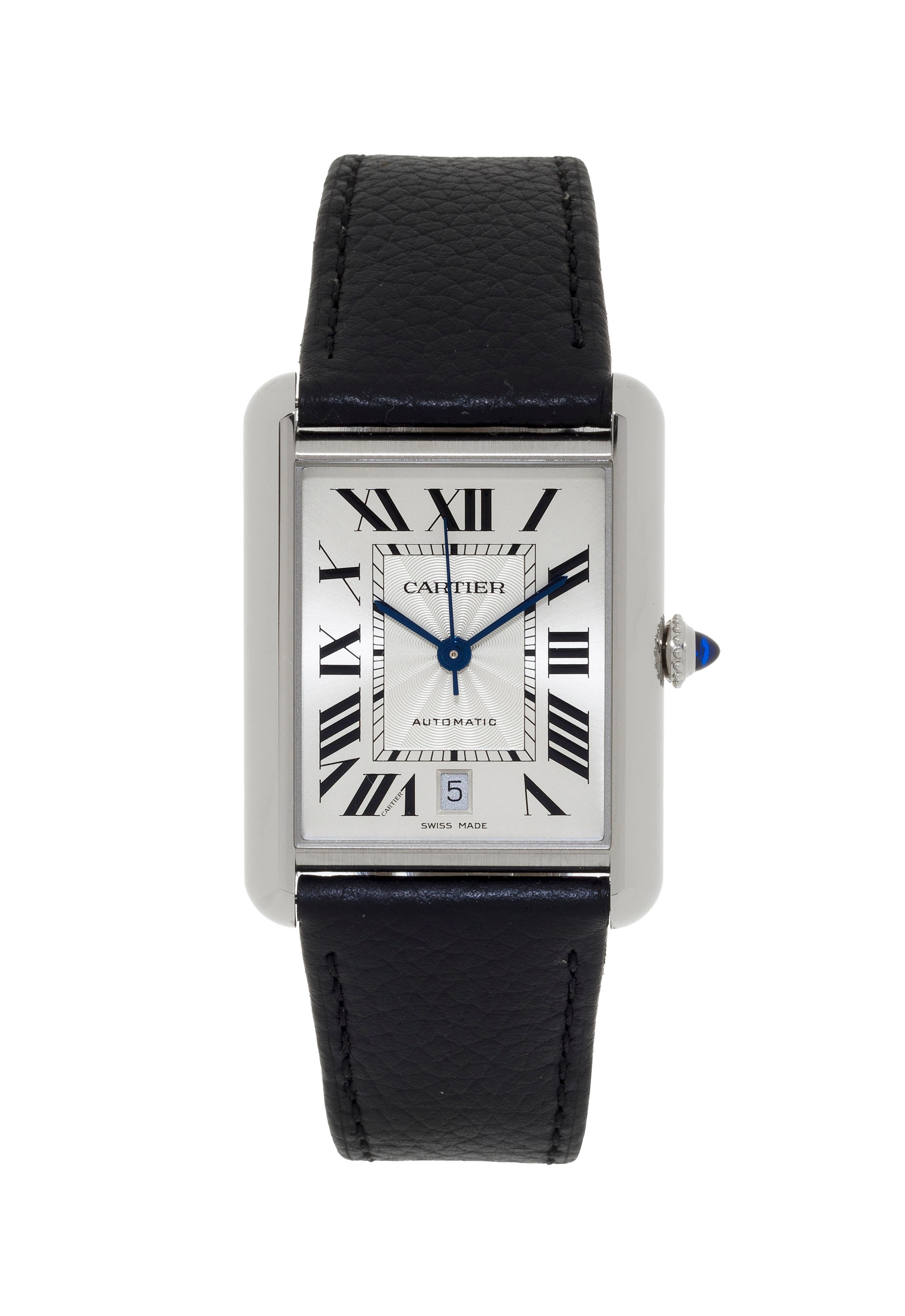 Cartier, Tank XL, réf. 4490, montre en acier, circa 2025 Mouvement: