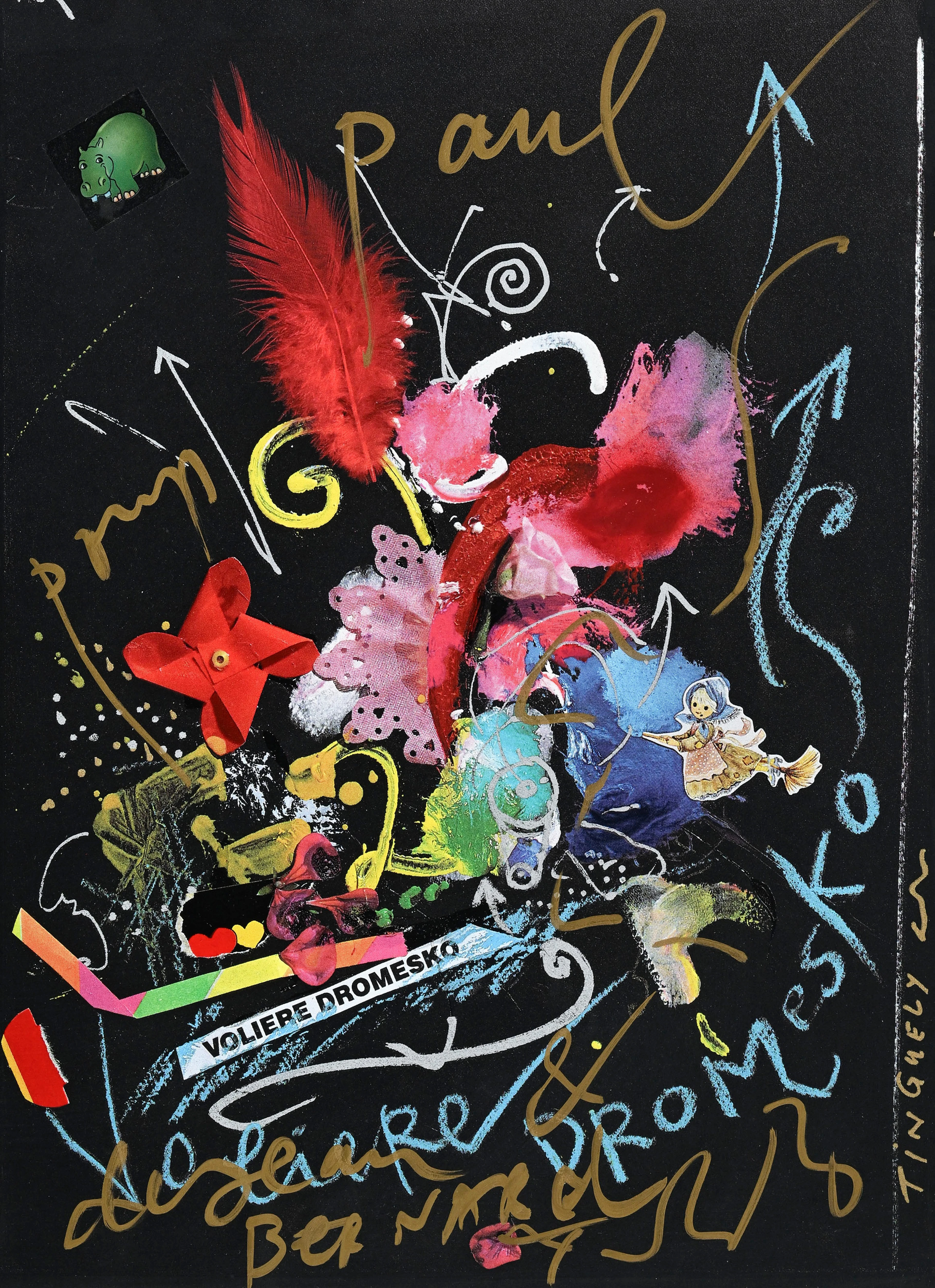 Jean Tinguely (1925-1991), d'après, "Volière Dromesko", offset couleurs