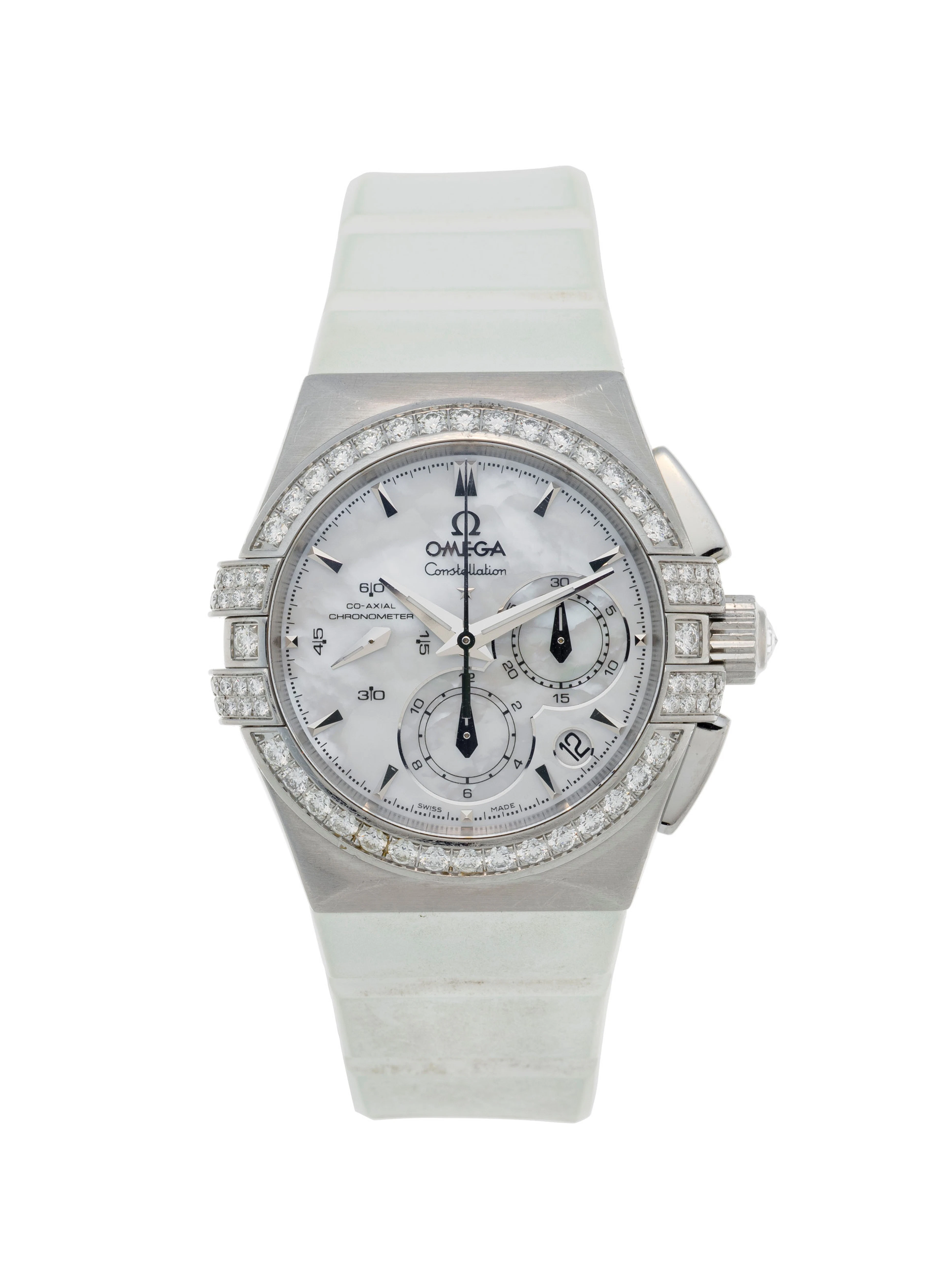 Omega, Constellation Double eagle, réf. 121.17.35.50.05.001, montre