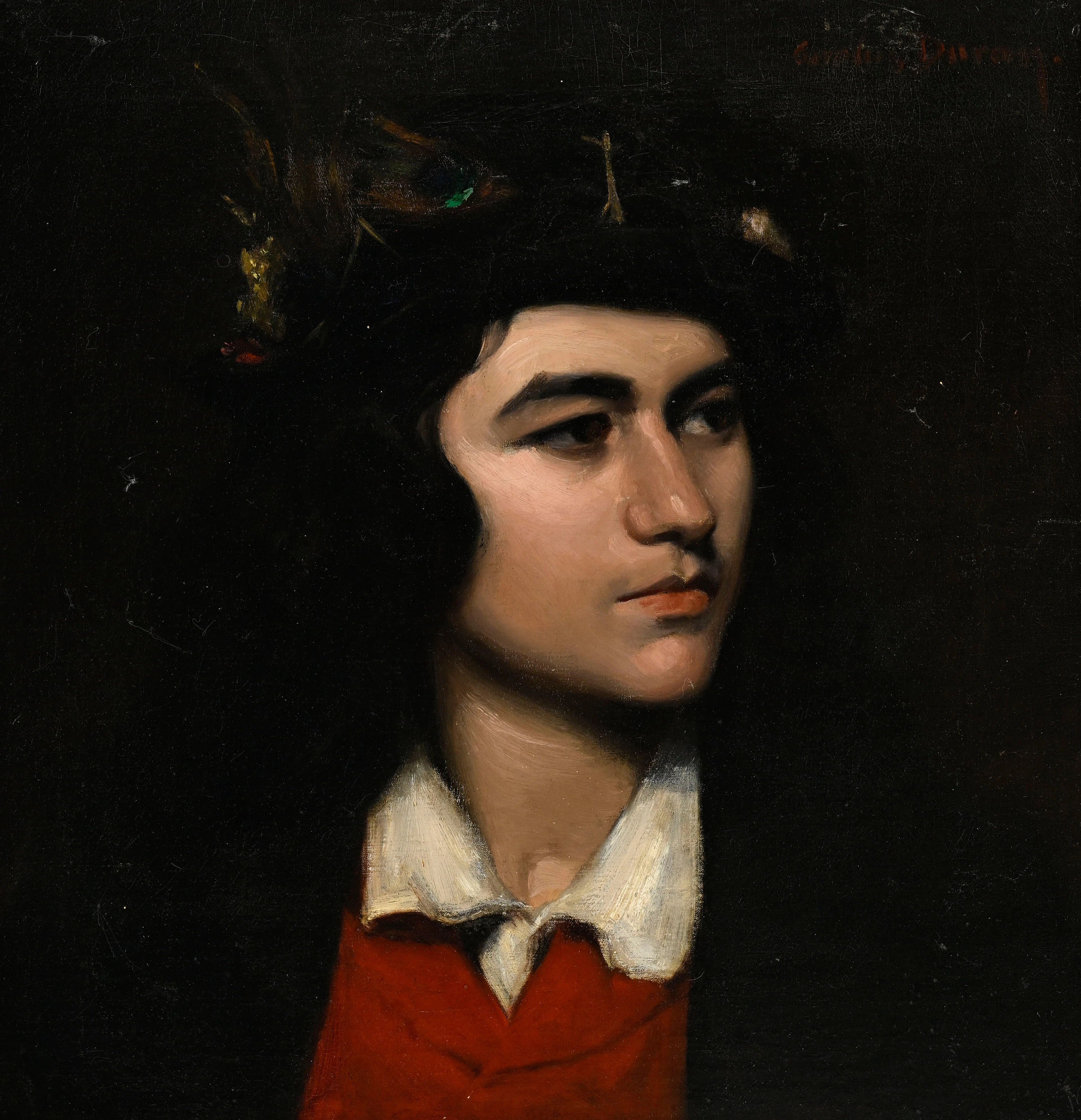 Emile Auguste Carolus-Duran (1837-1917), Portrait d'un jeune homme