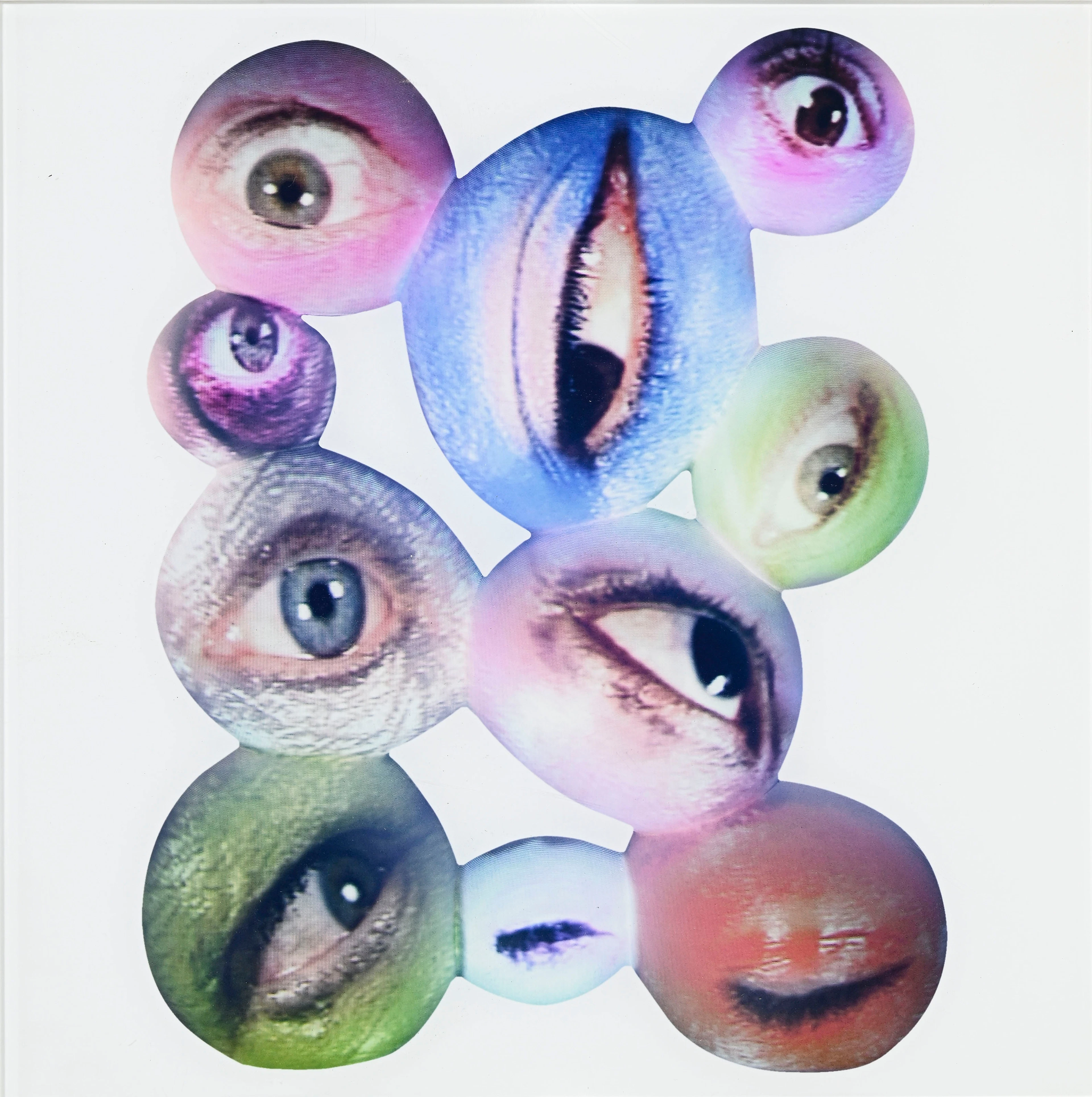 Tony Oursler (1957), Sans titre, photomontage (C-print et plexiglas)