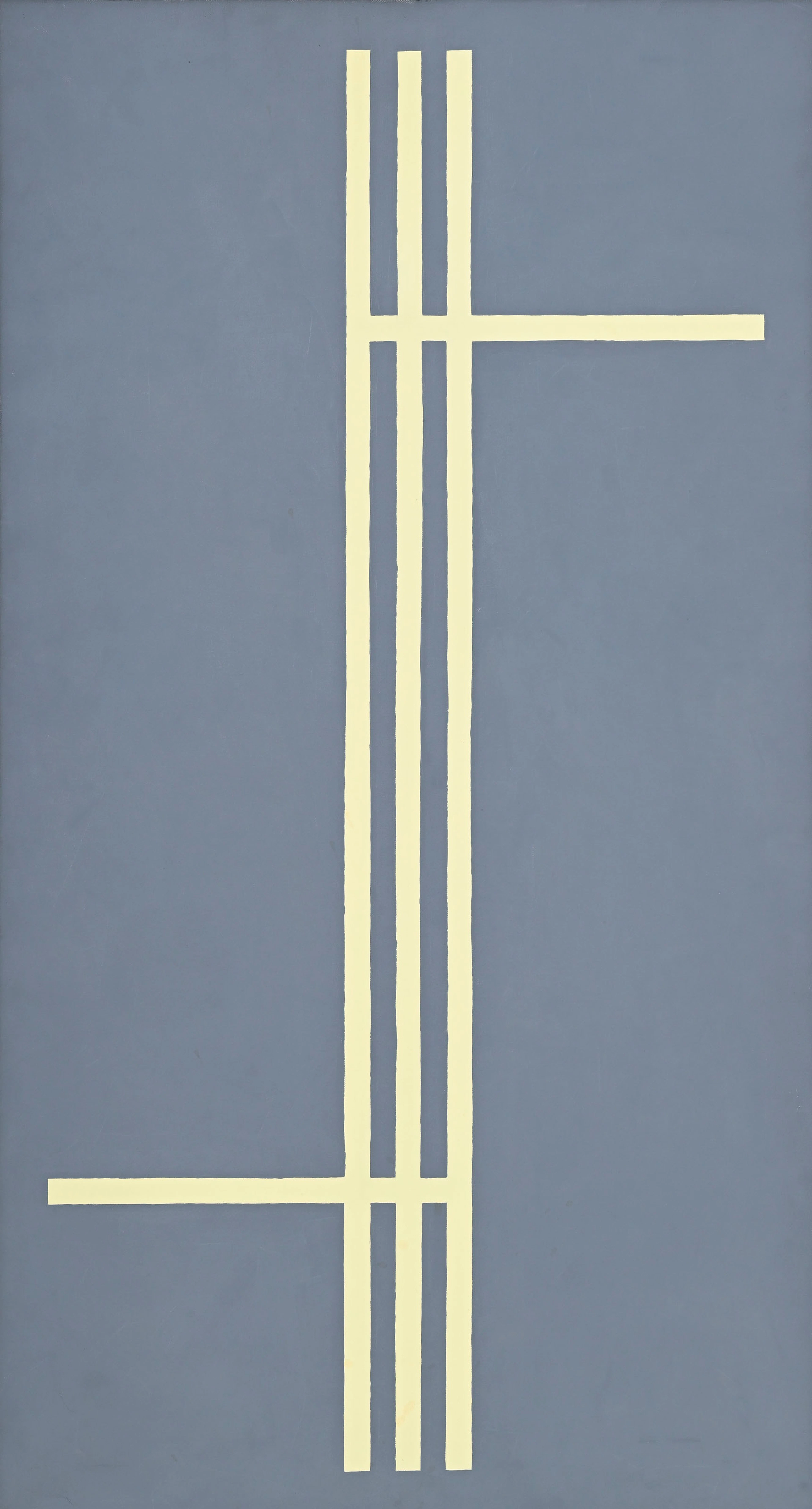 John Armleder (1948), "Sans titre", 1983, huile sur toile, signée