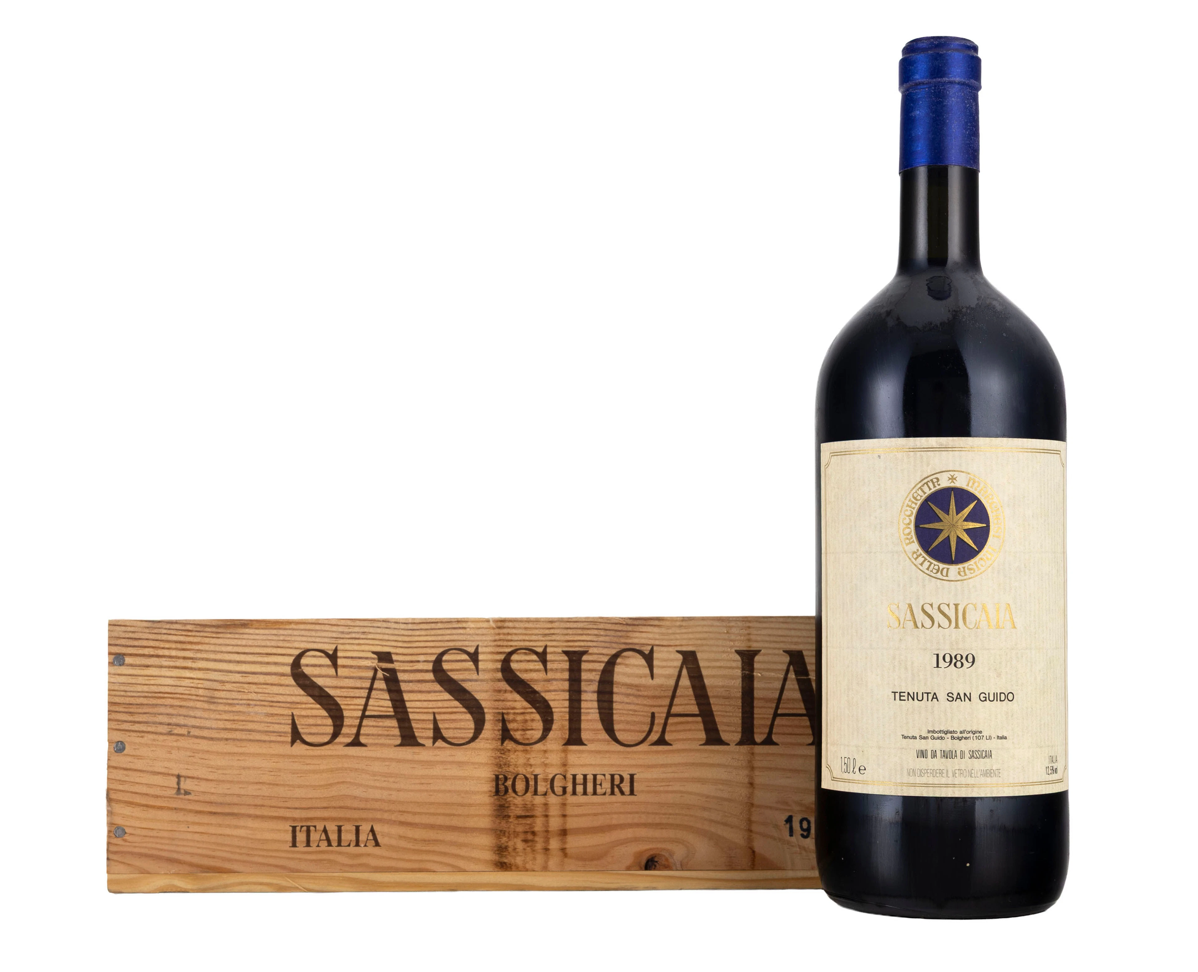 Sassicaia, Tenuta San Guido, 1989, Bolgheri, Toscane, Italie, 1 magnum