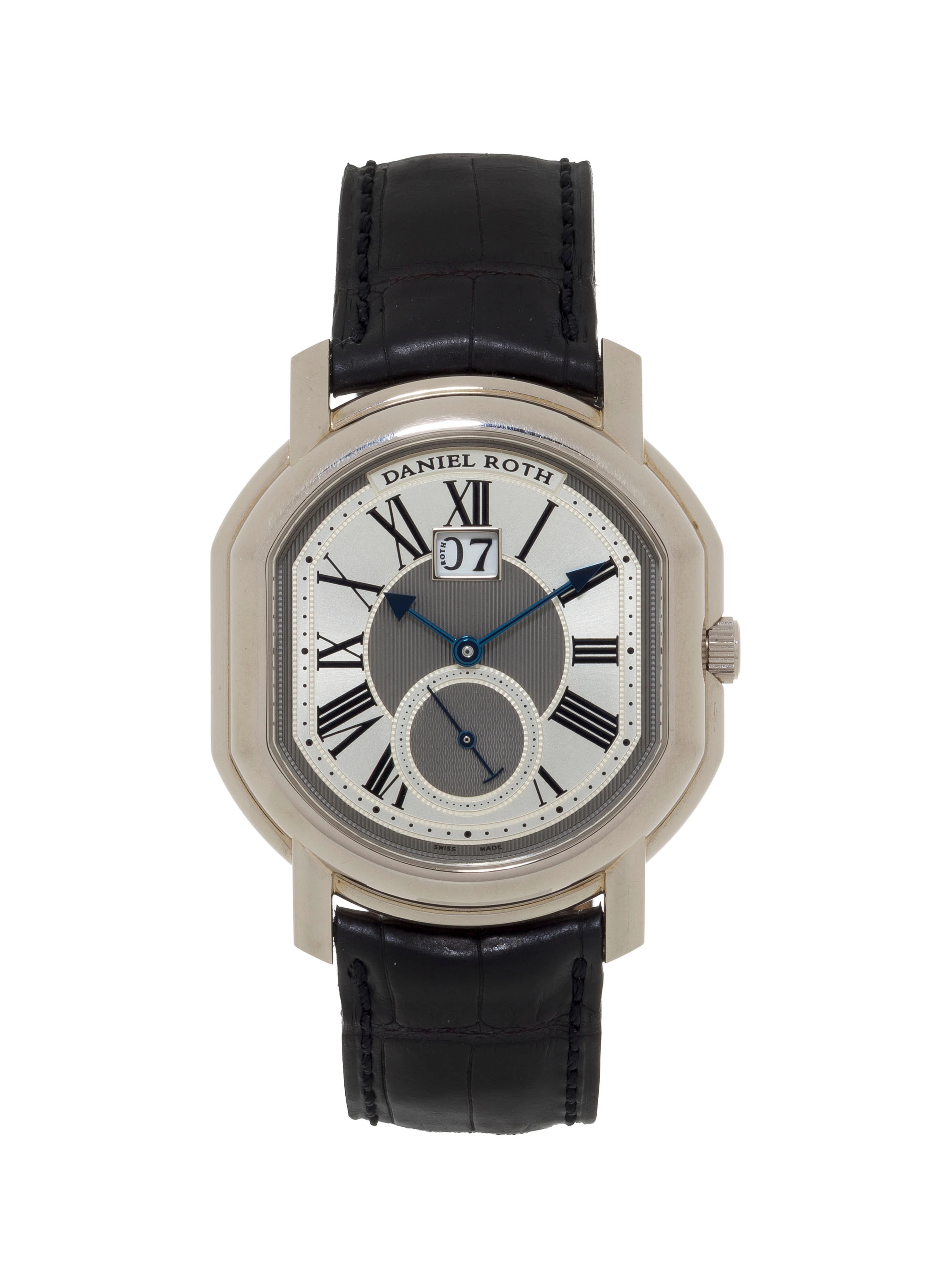 Daniel Roth, Datomax, réf. 208.x.60, montre petite seconde en or gris