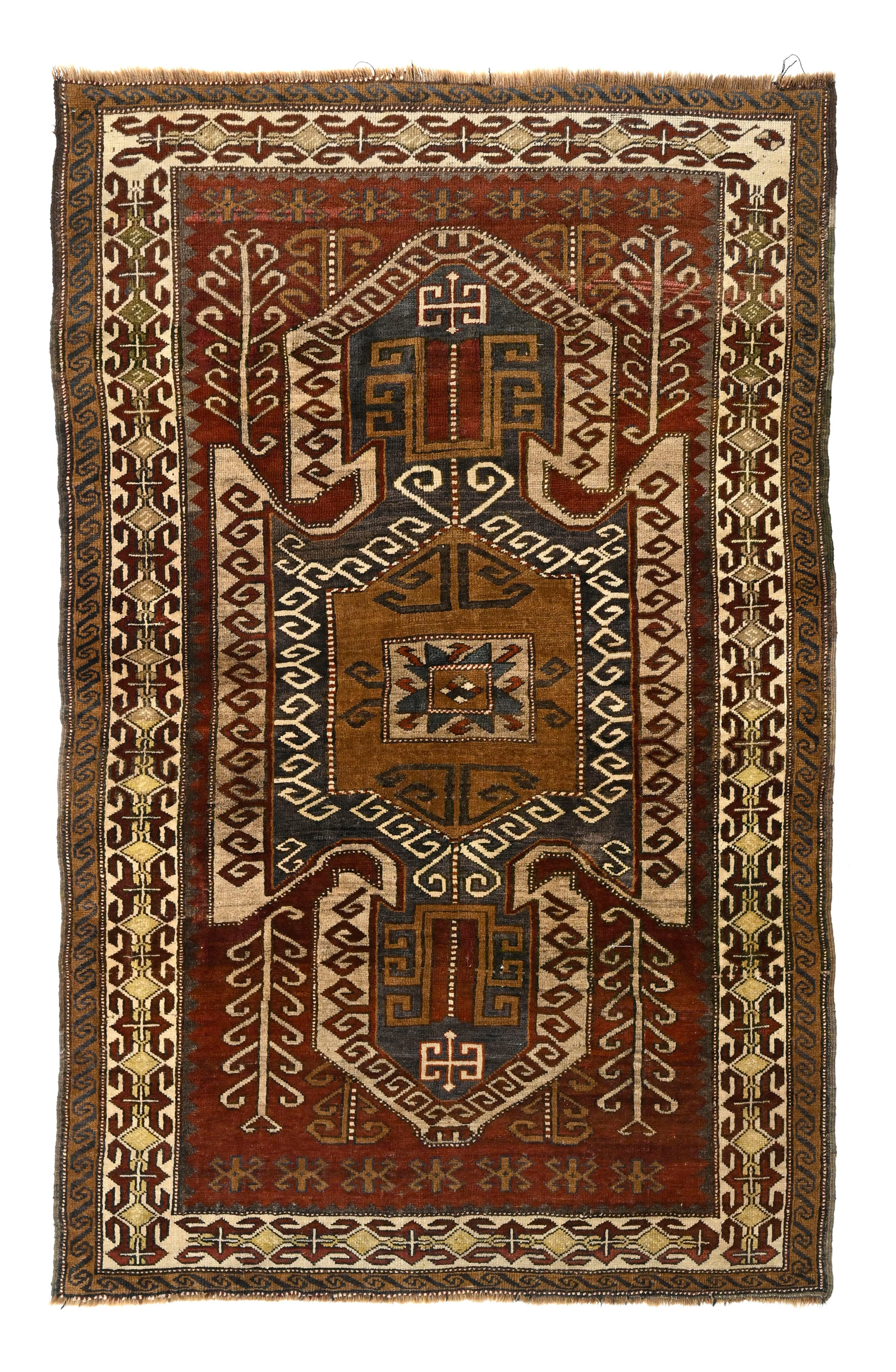 Tapis Kars, Turquie, 2ème moitié du XXe s., à dessin Kazakh Sewan