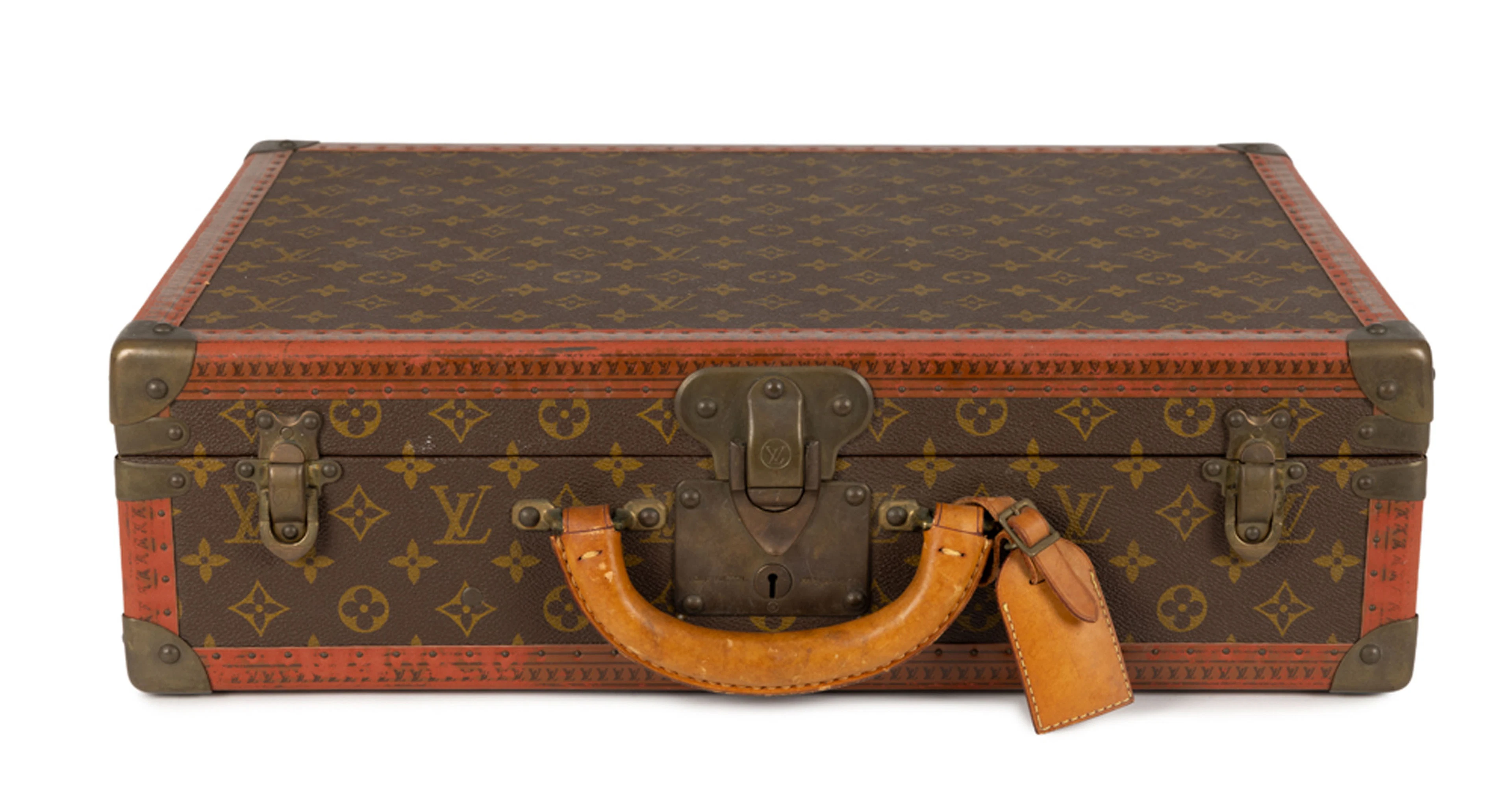 Louis Vuitton, mallette Cotteville en toile enduite Monogram, poignée