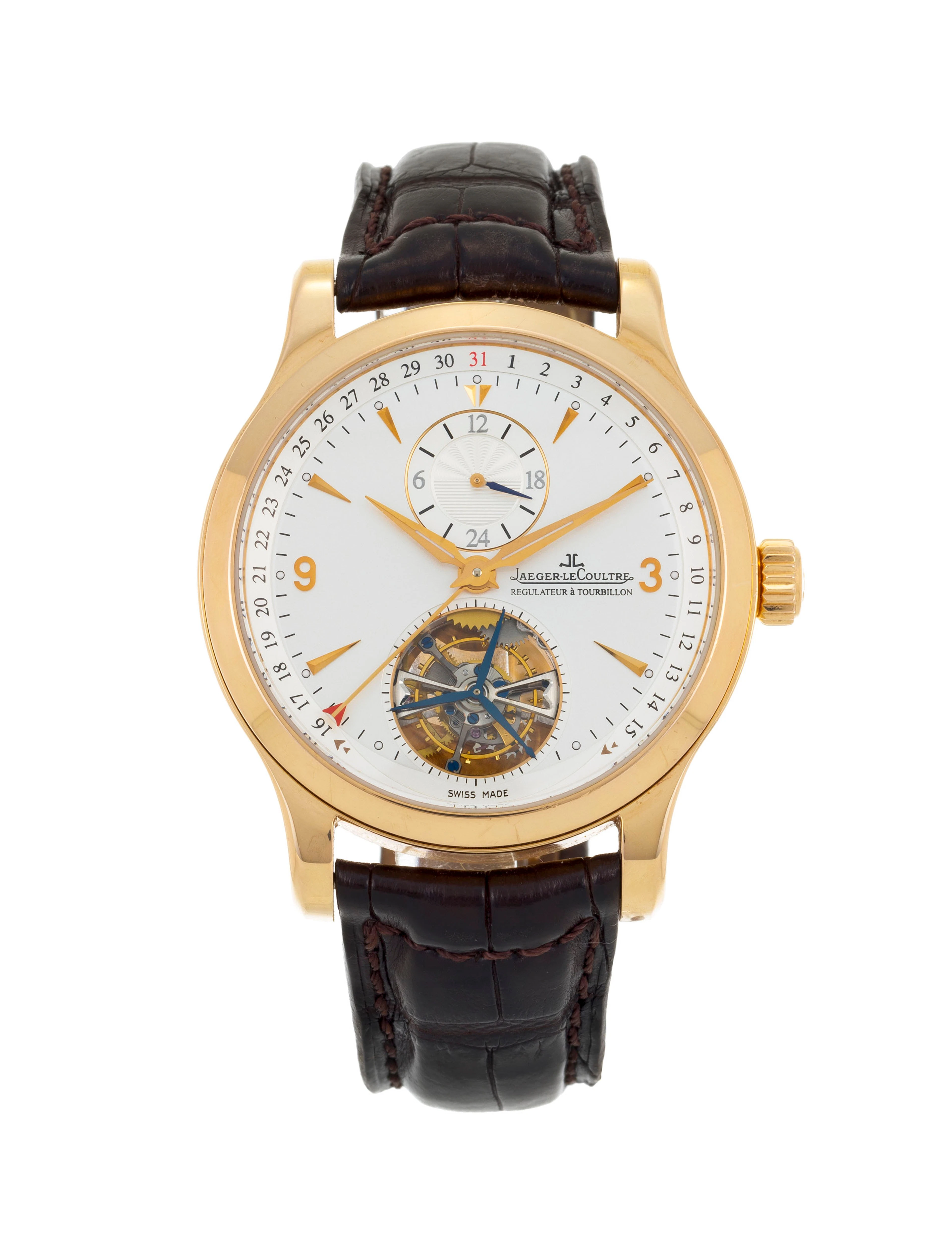 Jaeger-LeCoultre, Master Tourbillon, réf. 146.2.34.S, montre en or