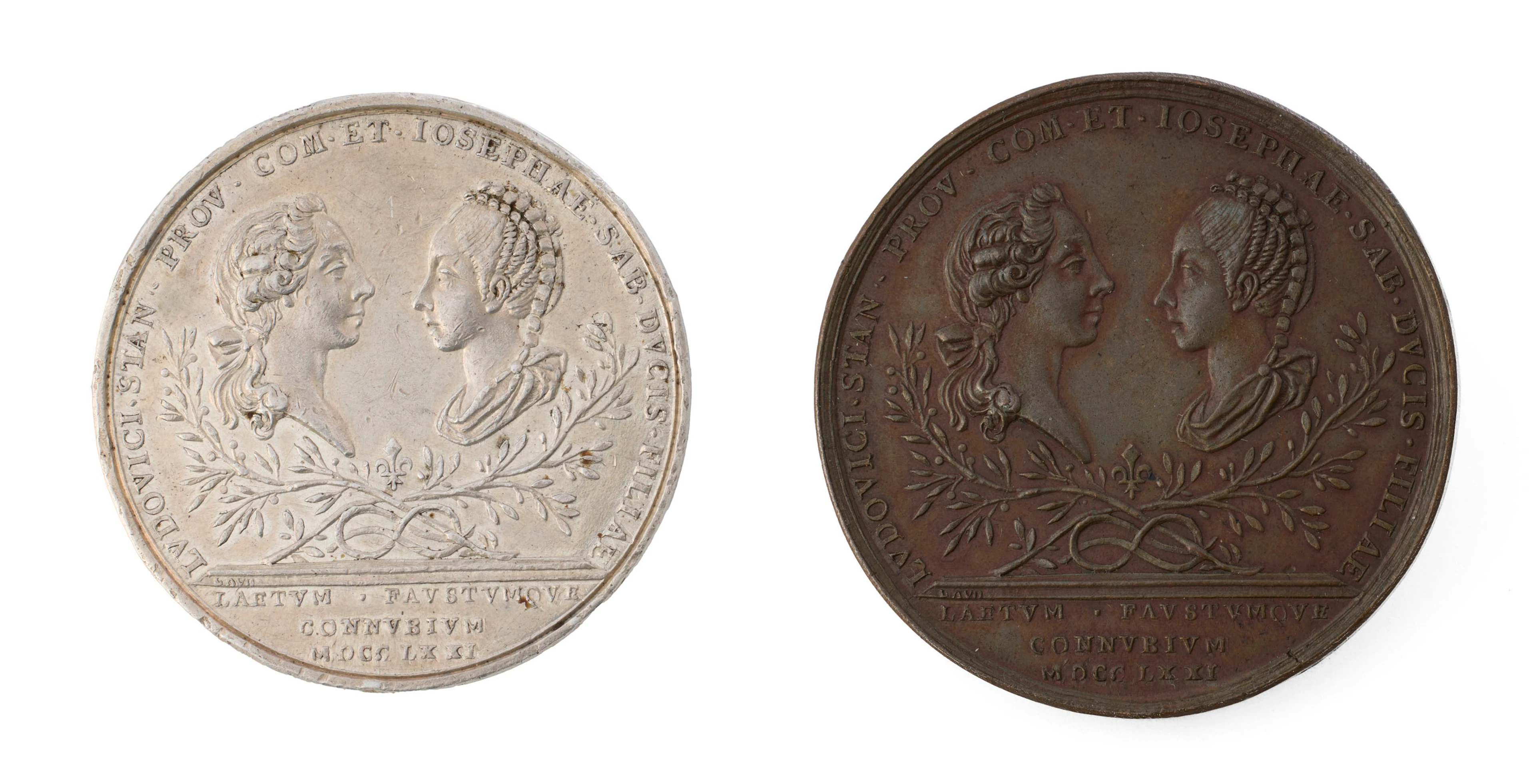 Royaume de Sardaigne, Charles-Emmanuel III (1730-1773), 2 médailles