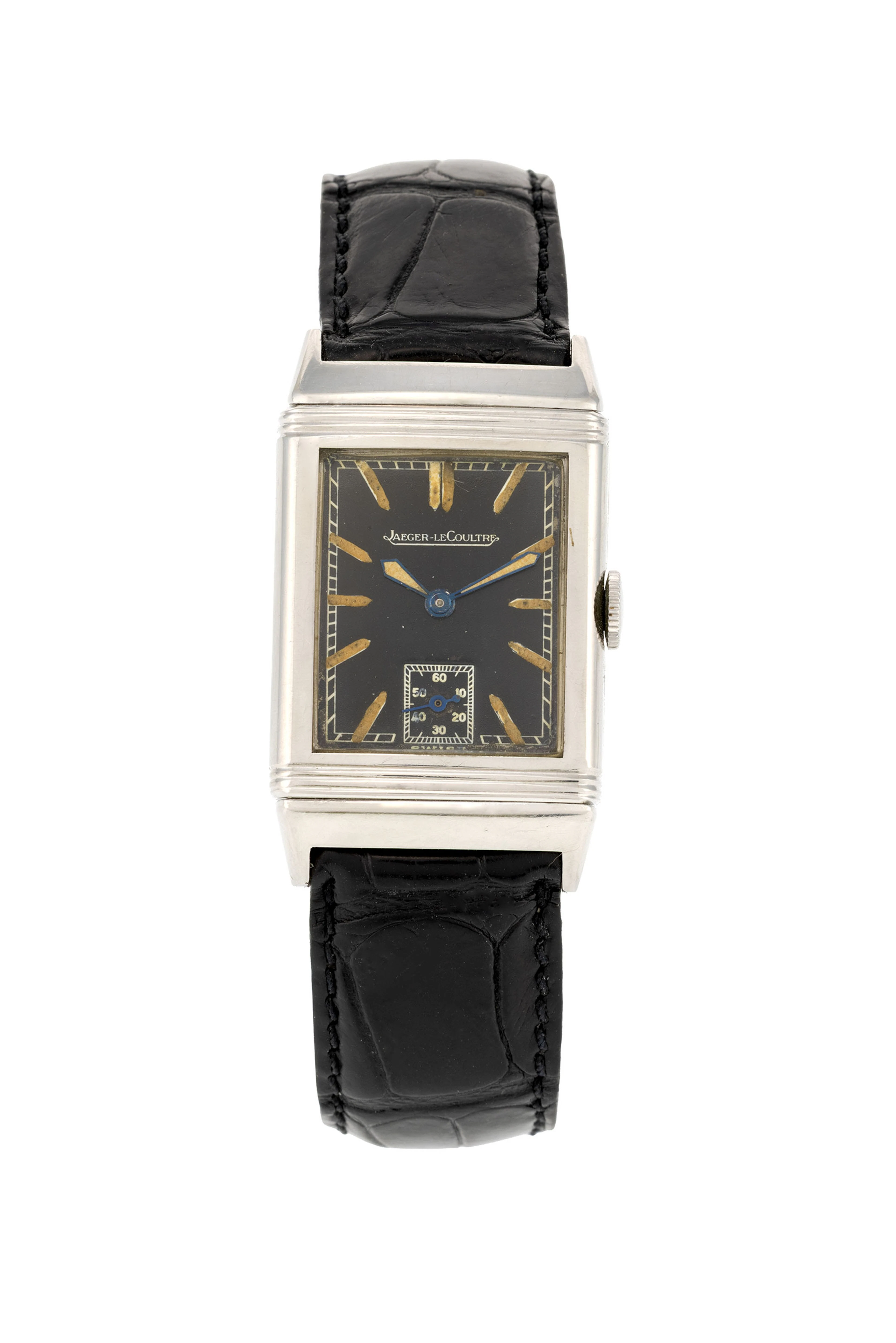 Jaeger-LeCoultre, Reverso, montre petite seconde en acier "Staybrite"