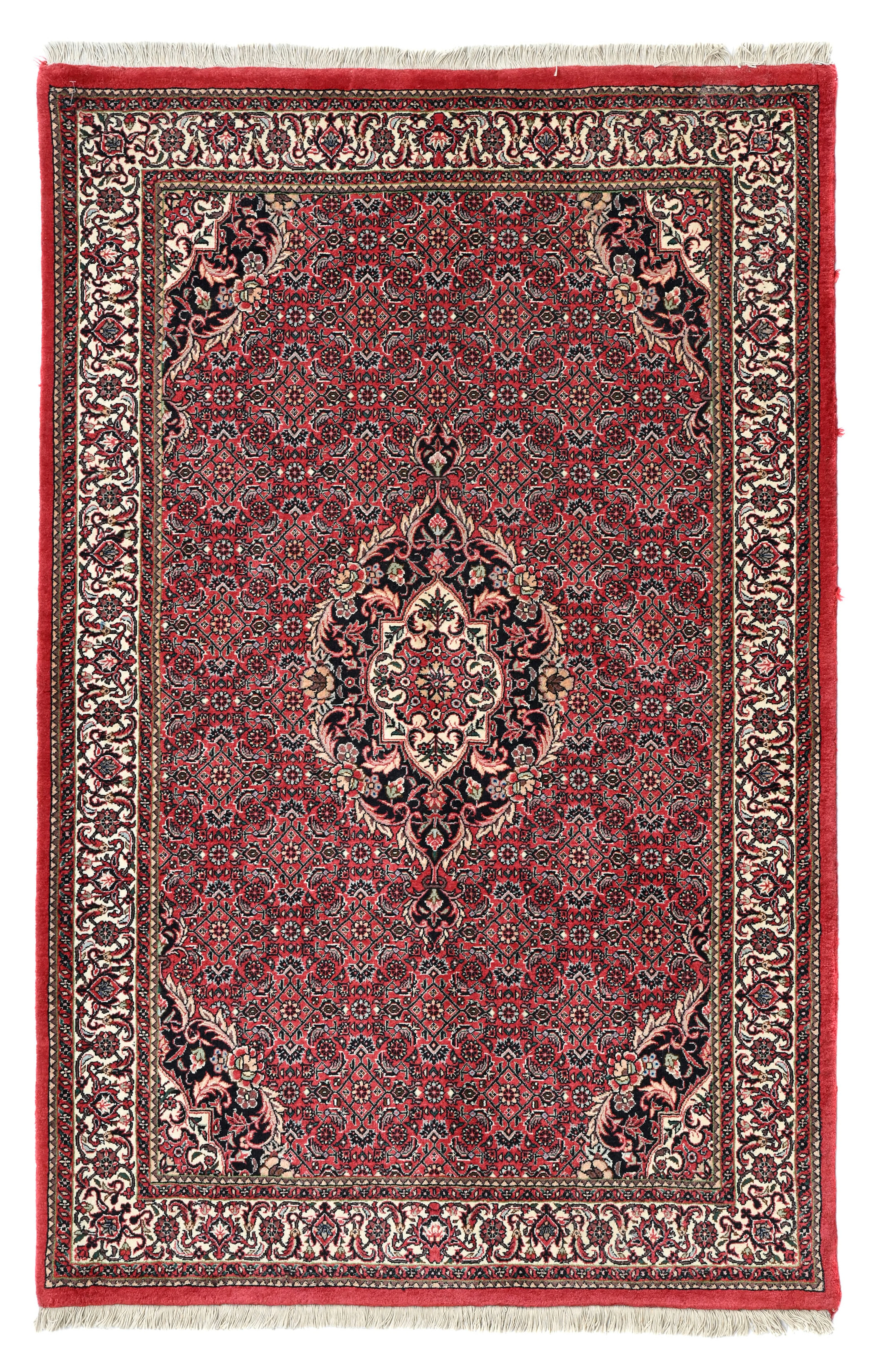 Tapis Bidjar, Iran, 2ème moitié du XXe s., à médaillon central beige