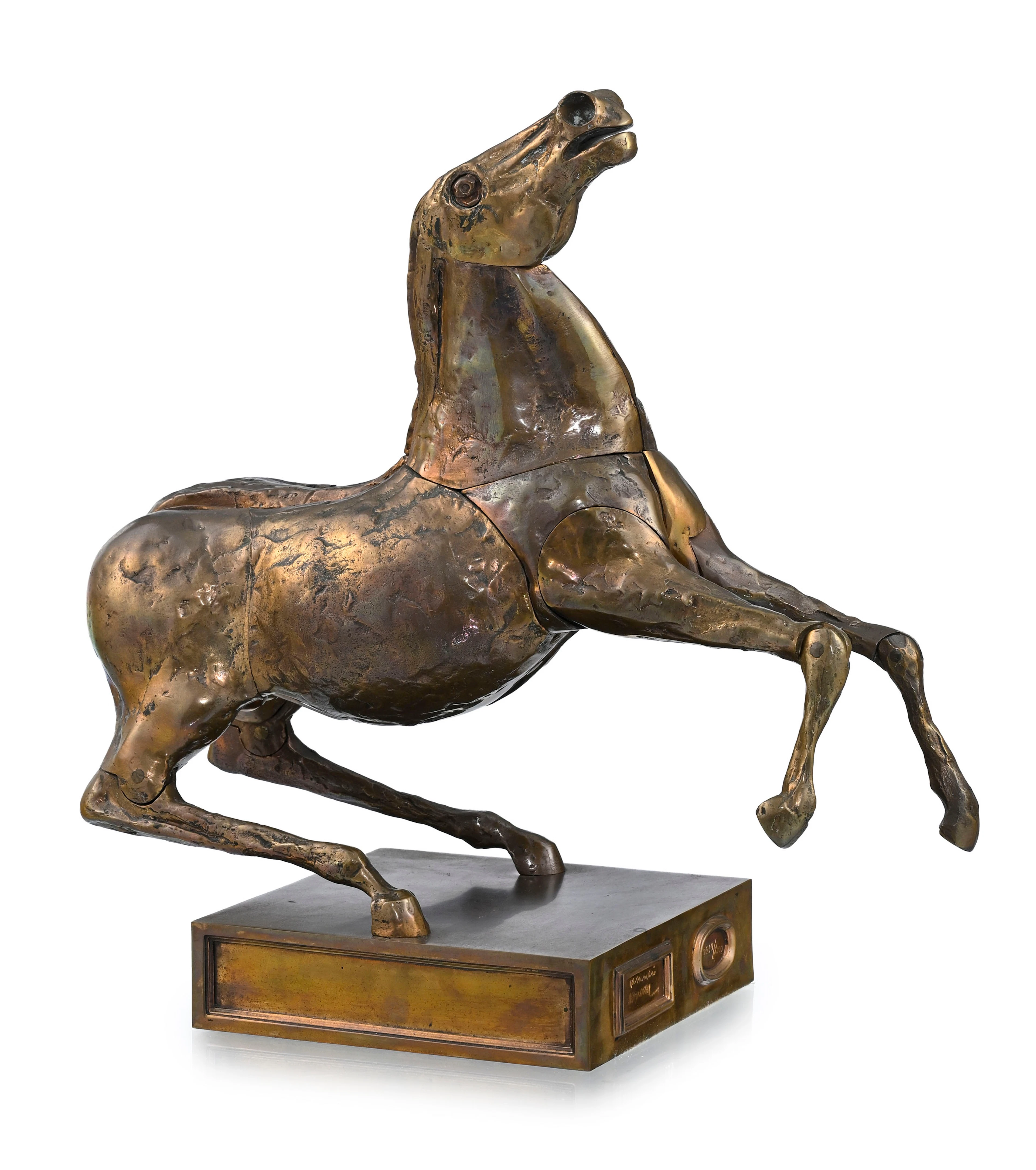 Miguel Berrocal (1933-2006) & Bruno Cassinari (XX), Cheval, sculpture