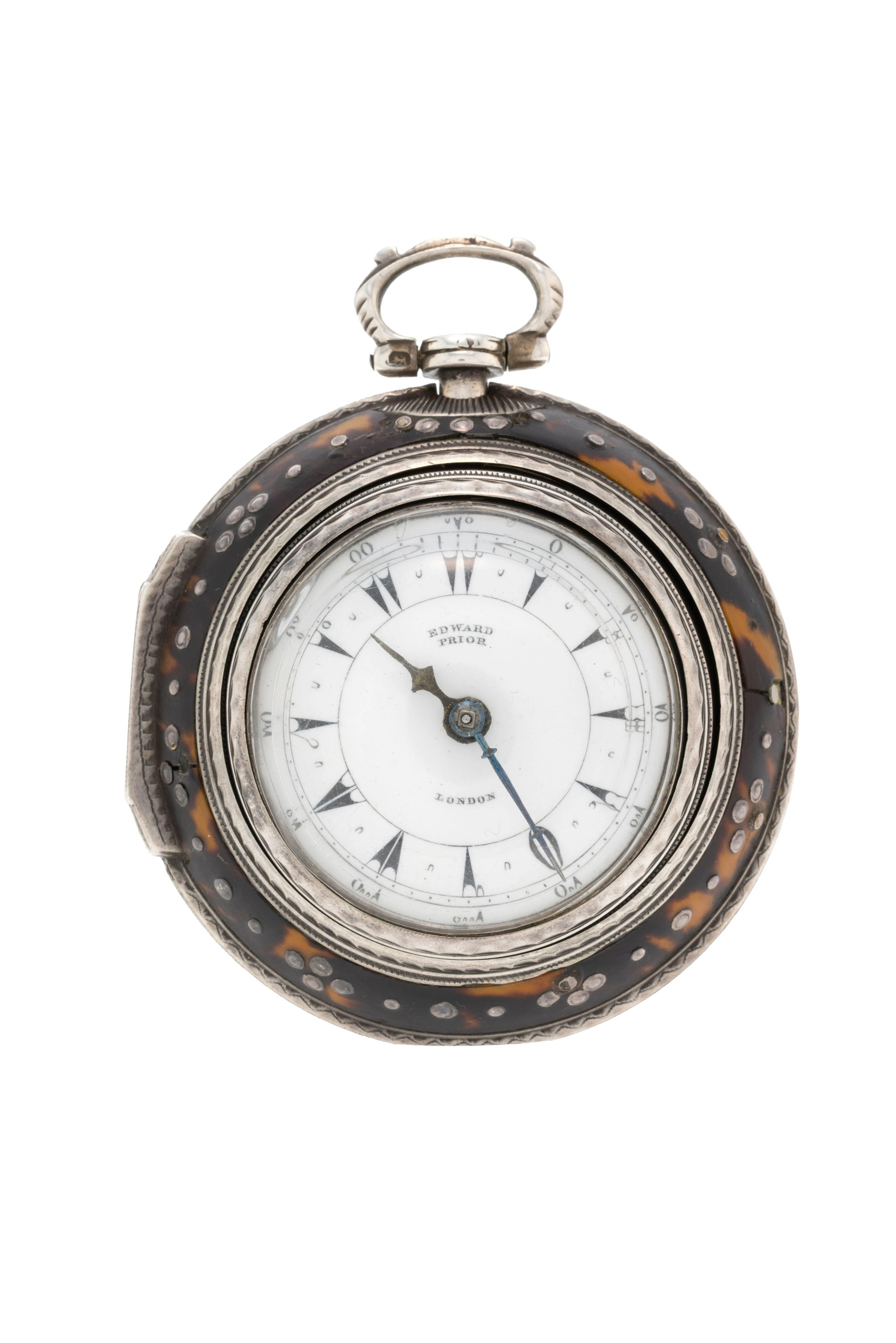 Edward Prior London, montre de poche à coq en argent pour le marché