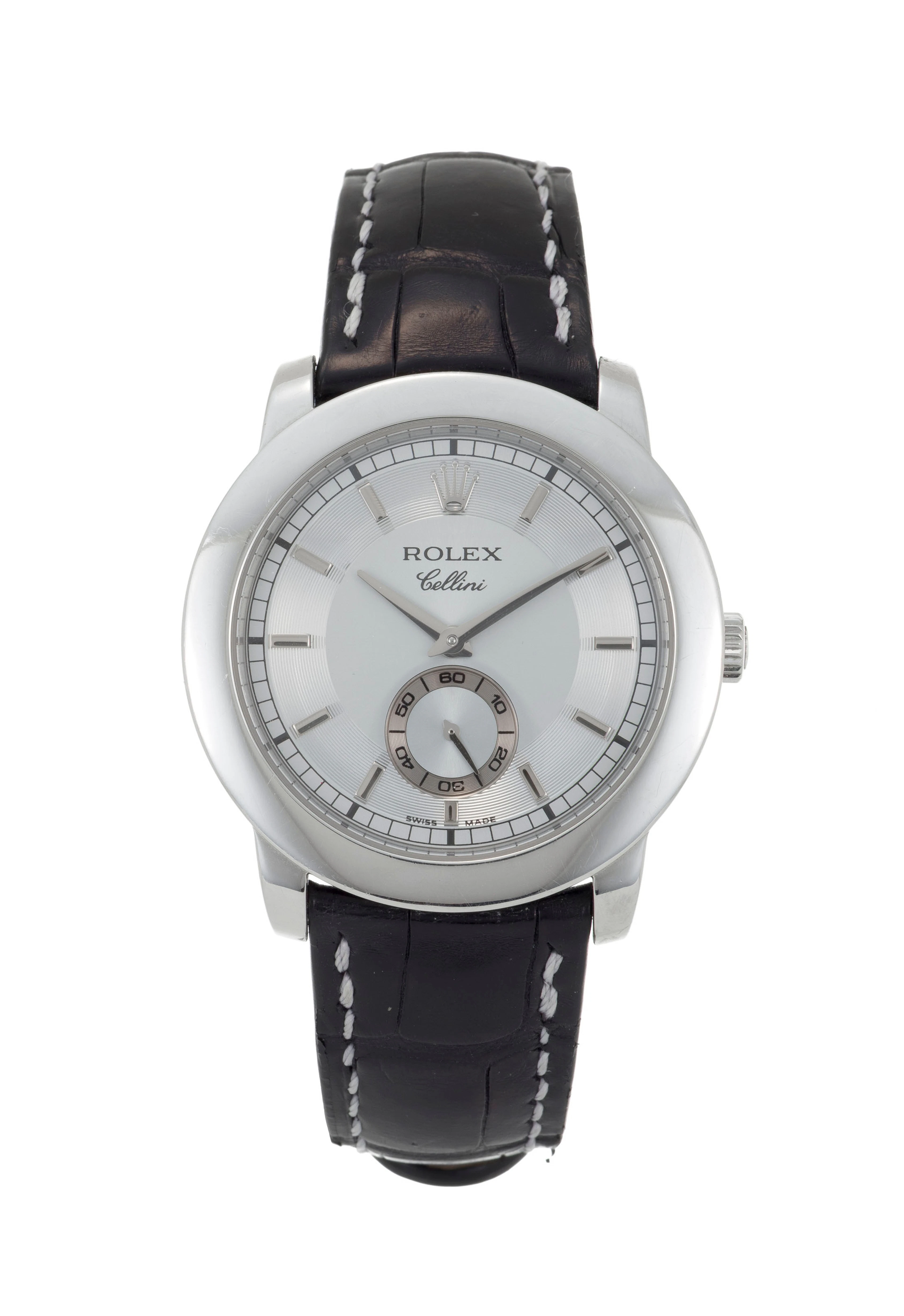 Rolex, Cellini, réf. 5241, montre petite seconde en platine Mouvement:
