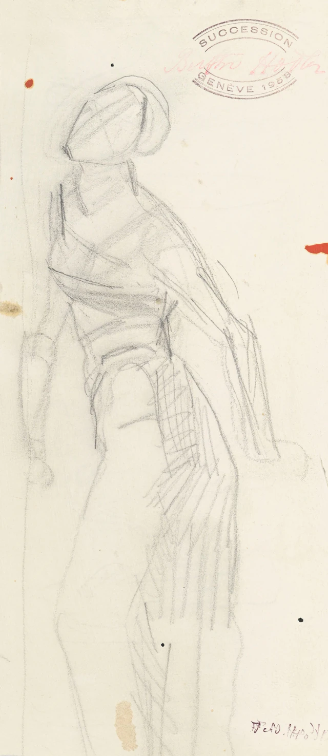 Ferdinand Hodler (1853-1918), Etudes pour "Regard vers l'infini"