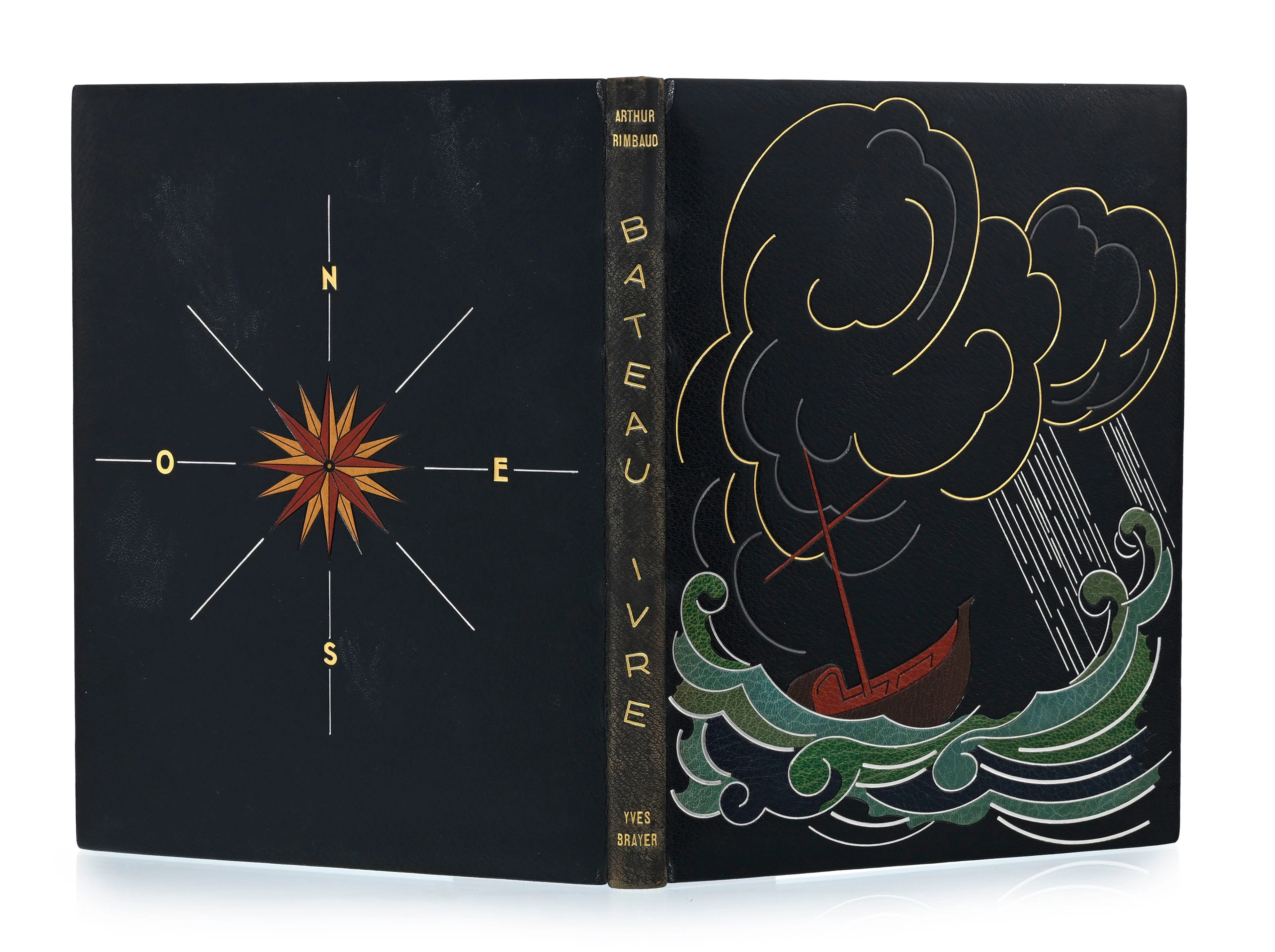 RIMBAUD (Arthur ). Bateau ivre. Paris, s.n. [Gonin], 1939. In-folio