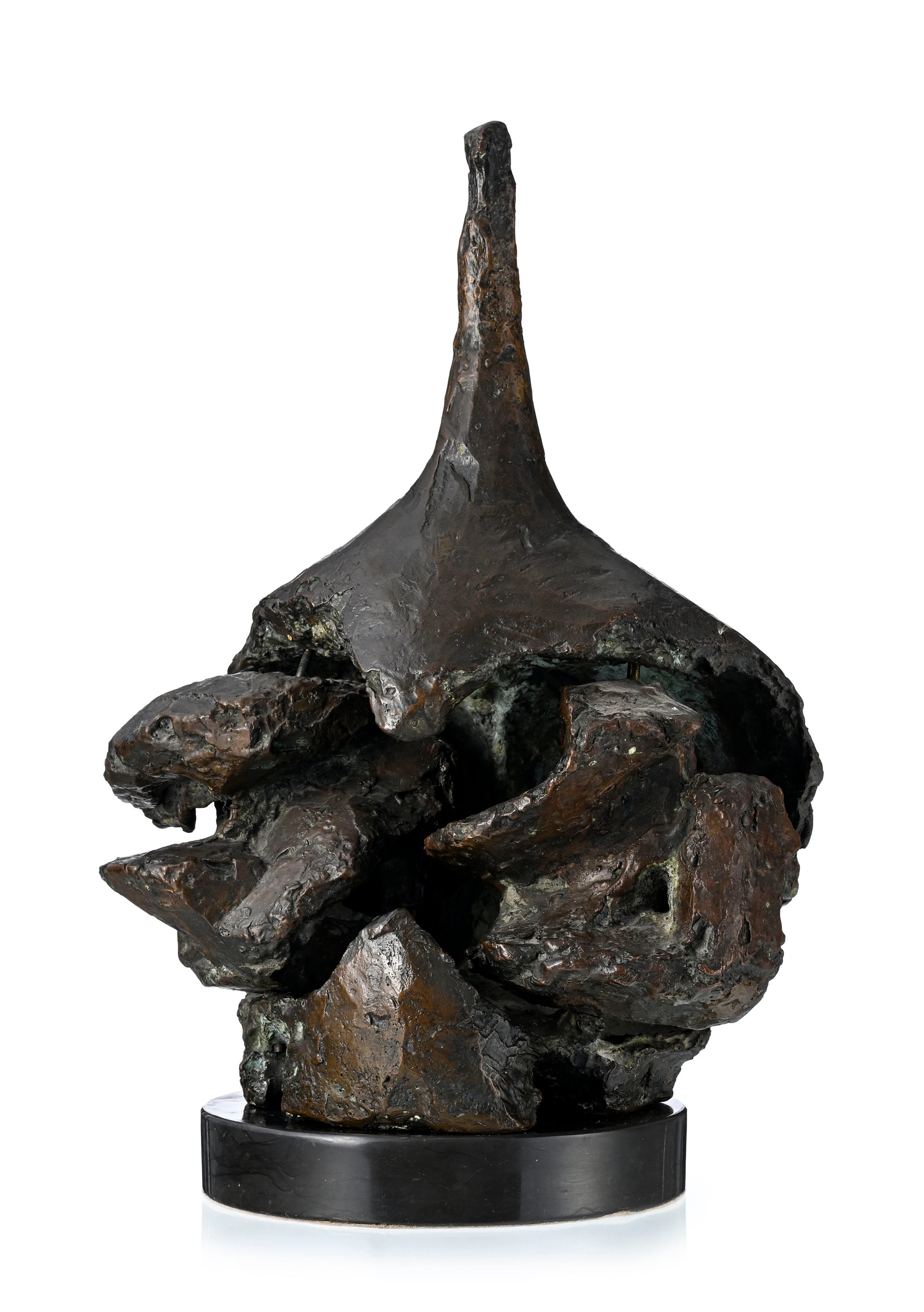 Etienne-Martin (1913-1995), "Tête d'ail", 1959, sculpture en bronze