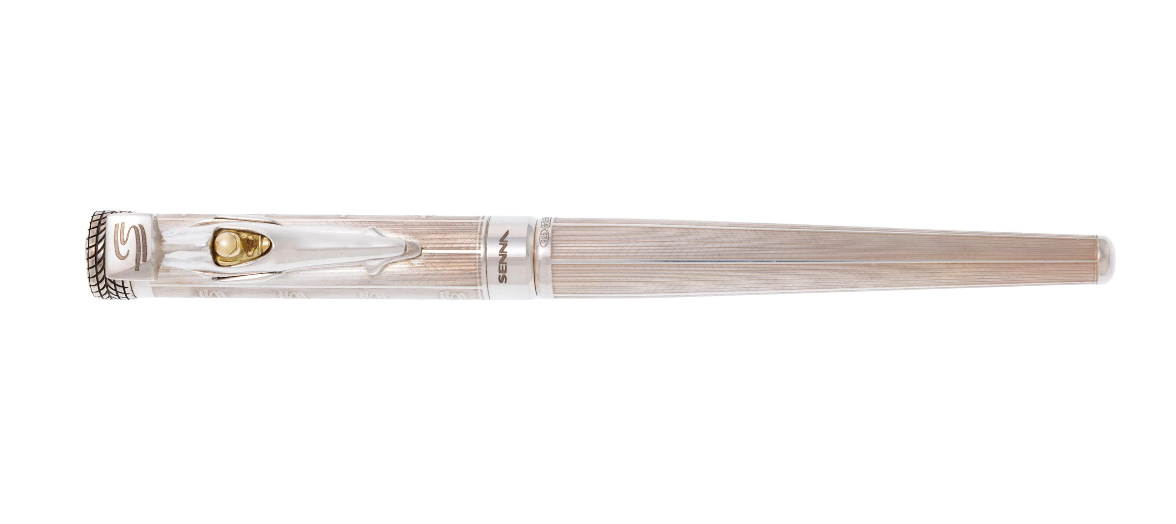 Montegrappa, Ayrton Senna, Ed. limitée 1482/1960, stylo bille en argent