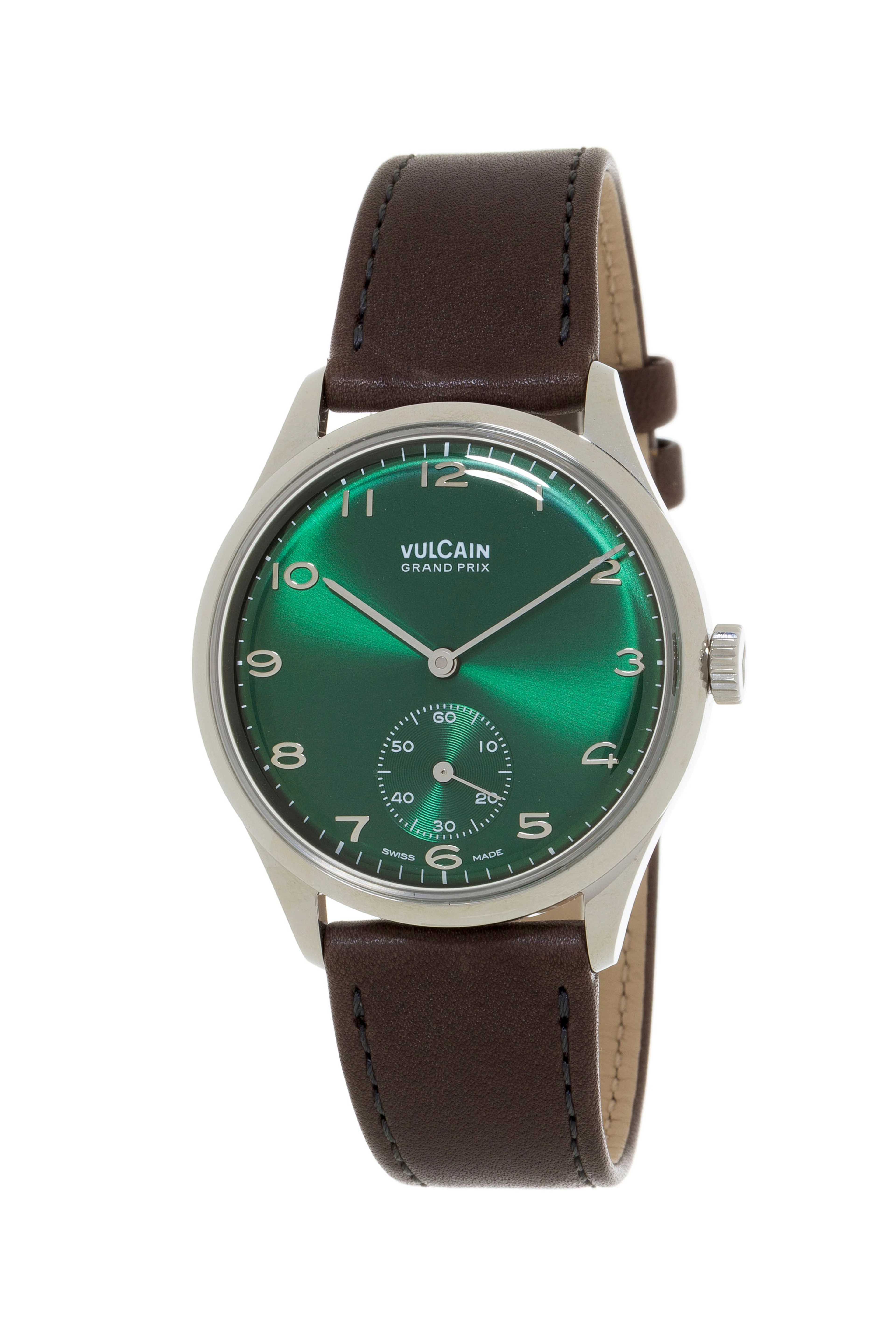 Vulcain, Grand Prix, réf. 690175A90, montre petite seconde en acier