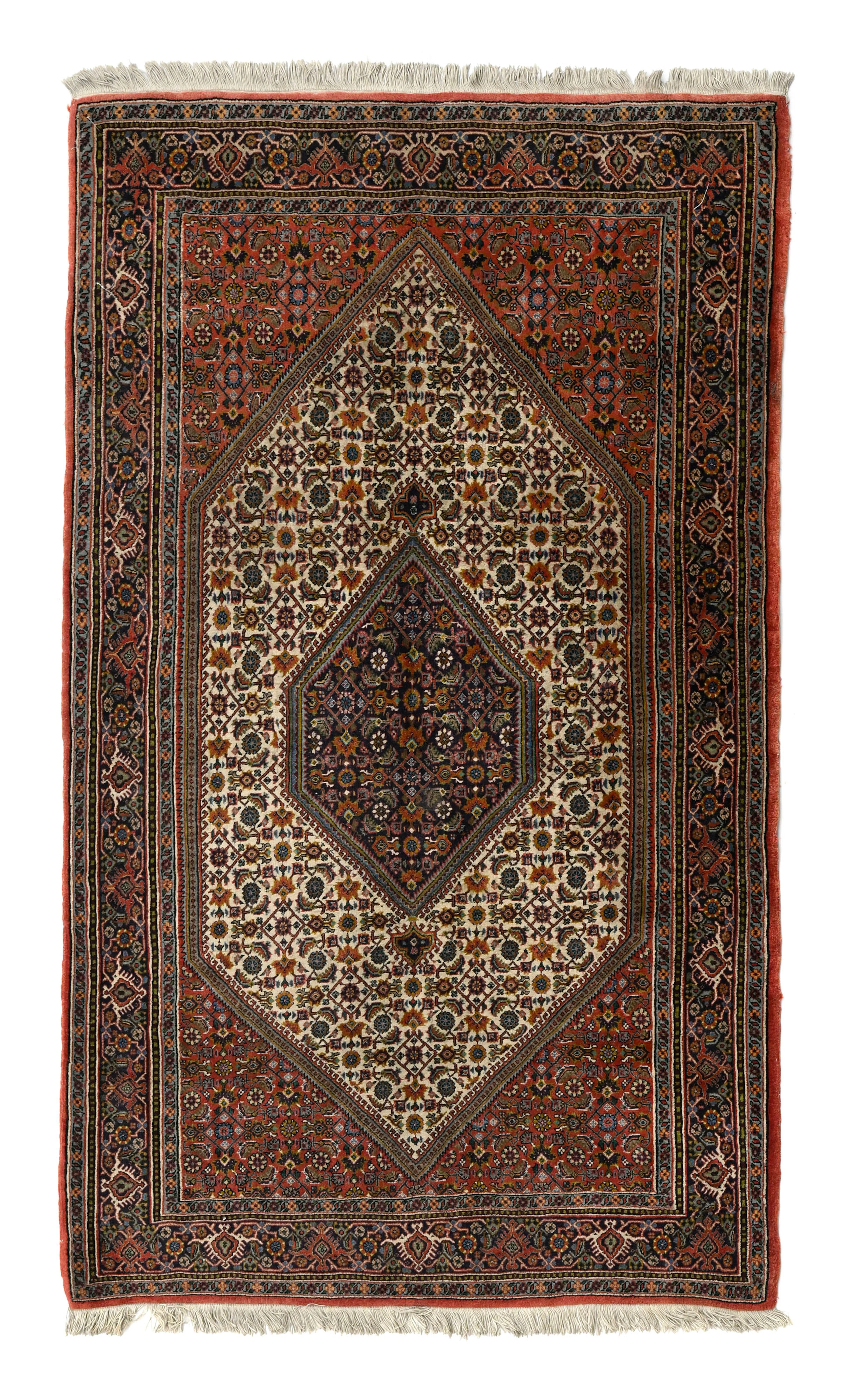 Tapis Bidjar, Iran, 2ème moitié du XXe s., à hexagones centraux superposés