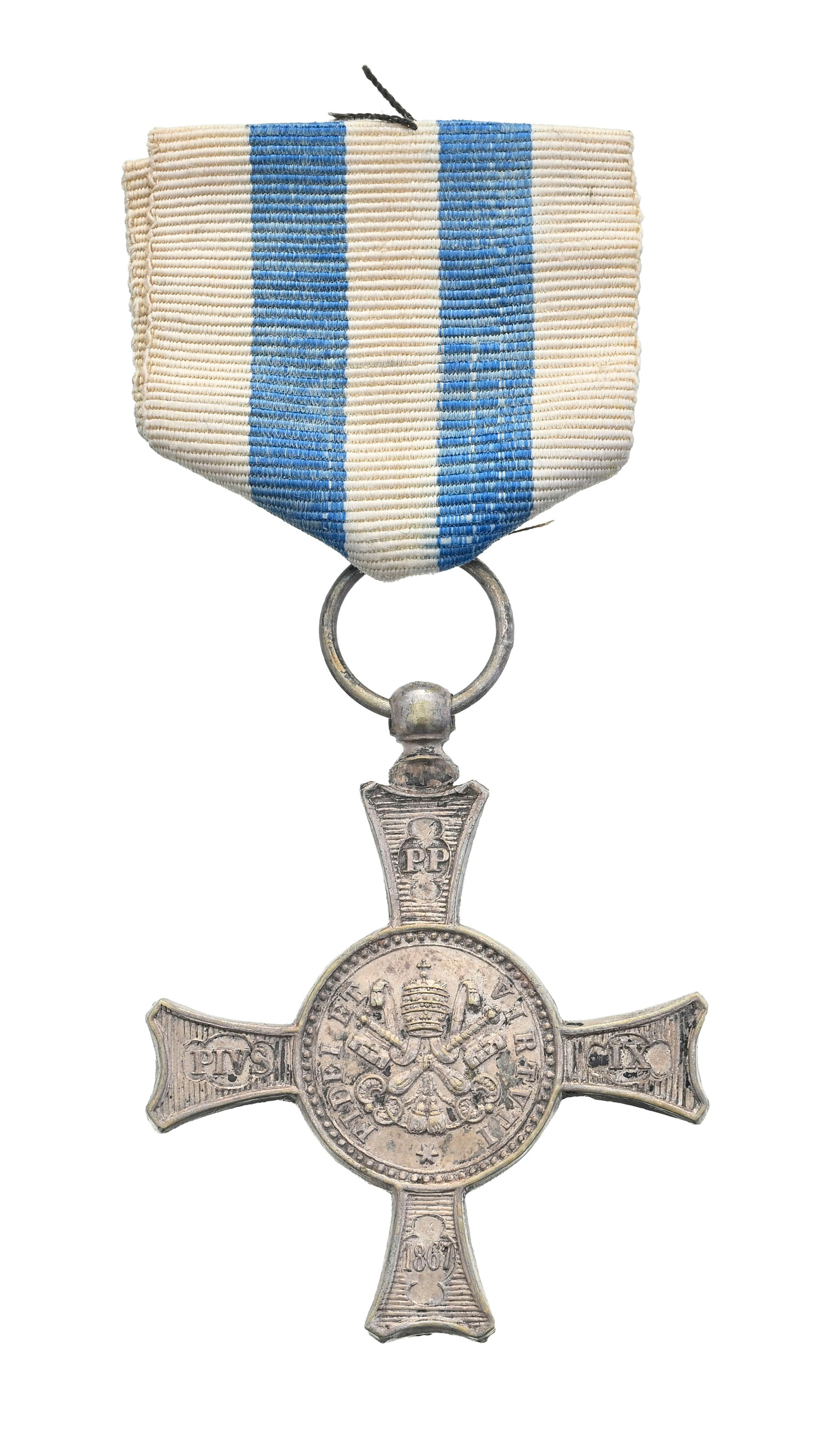 Vatican, croix de Mentana, instituée en 1867 par le pape Pie IX, en