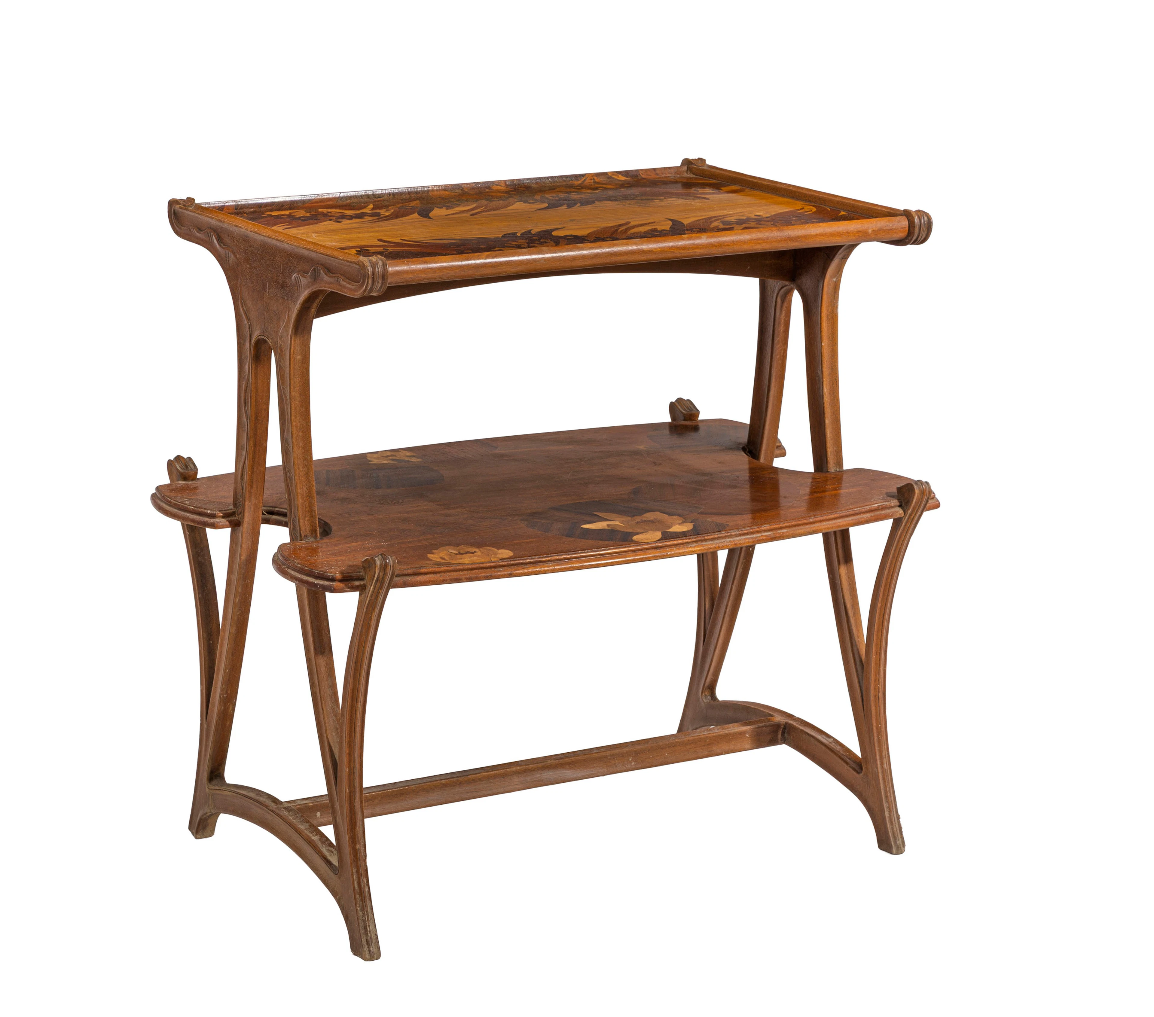 Table à thé d'époque Art Nouveau attribuée à Louis Majorelle (1859-1926)
