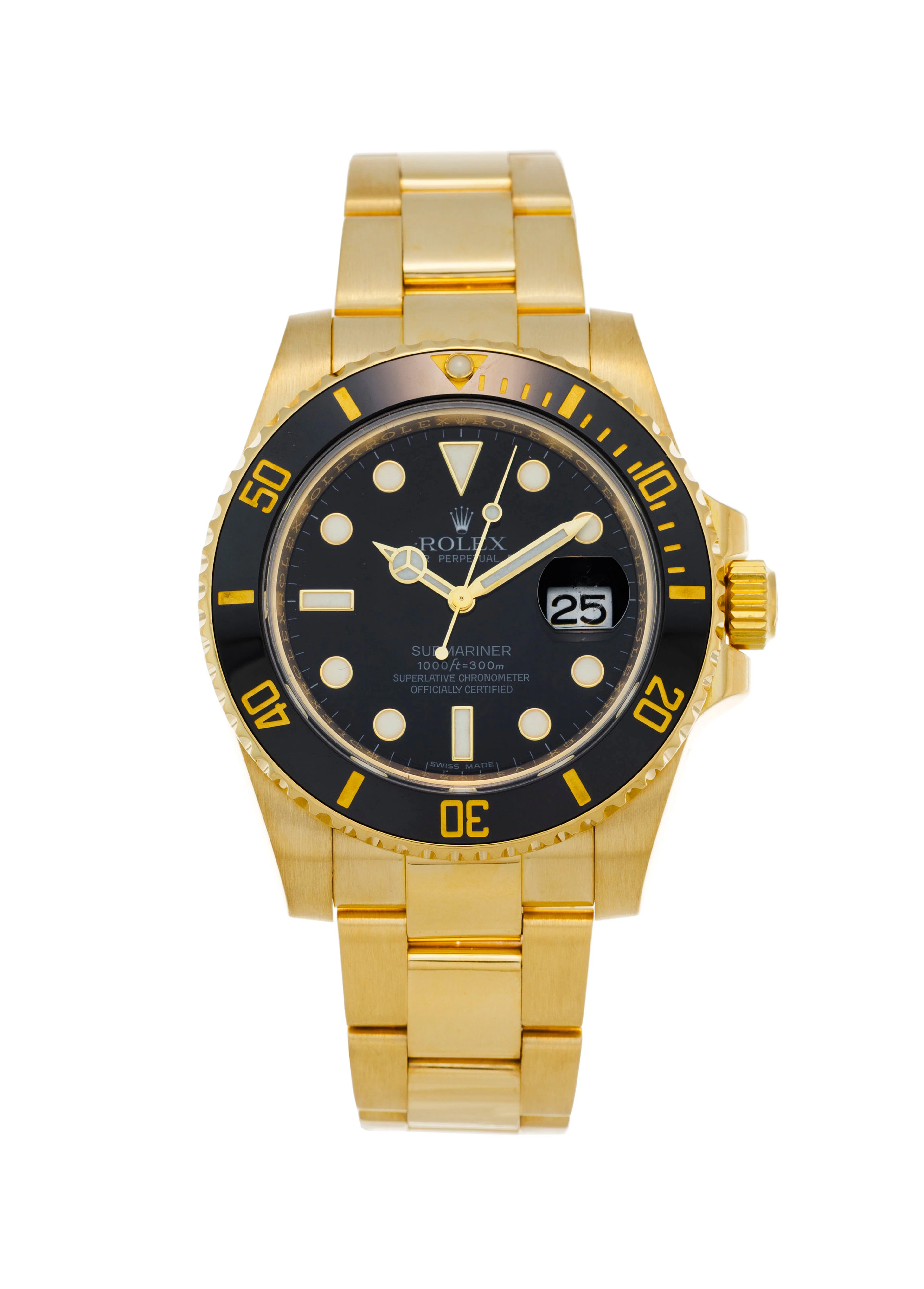 Rolex, Submariner, réf. 116618/2378, montre-bracelet en or 750, circa