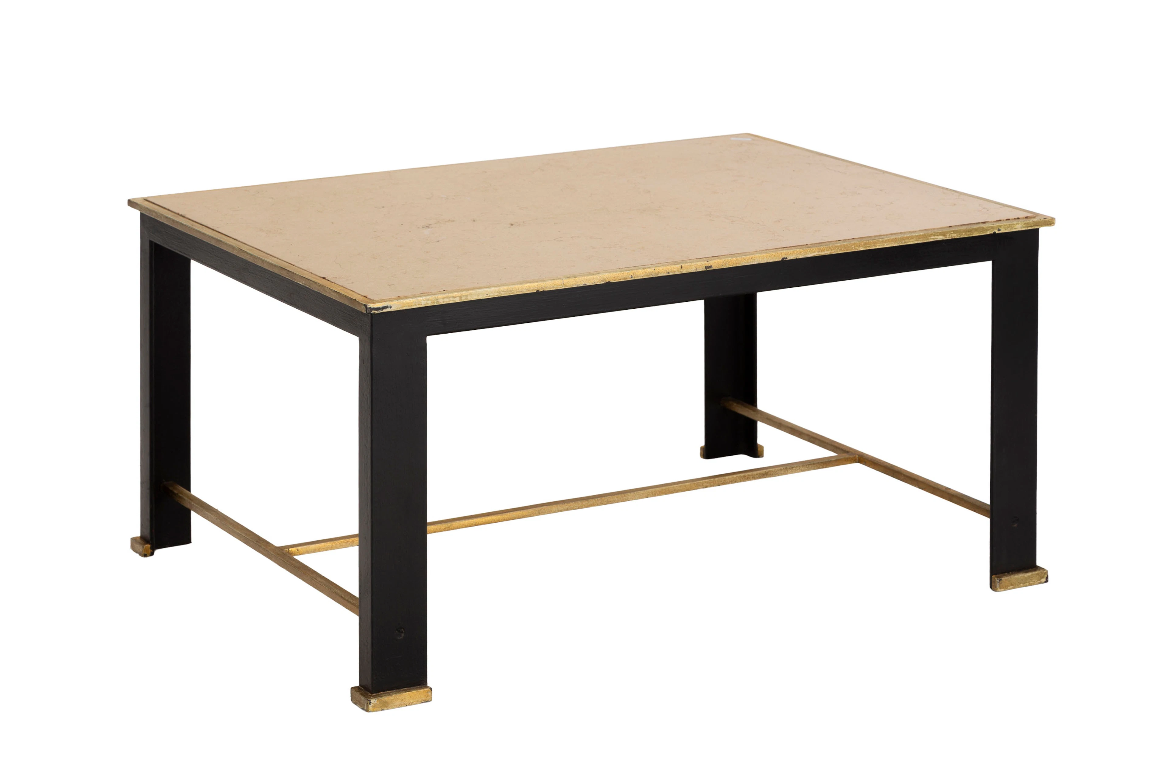 Table basse par Paul Dupré-Lafon (1900-1971), en bronze patiné et