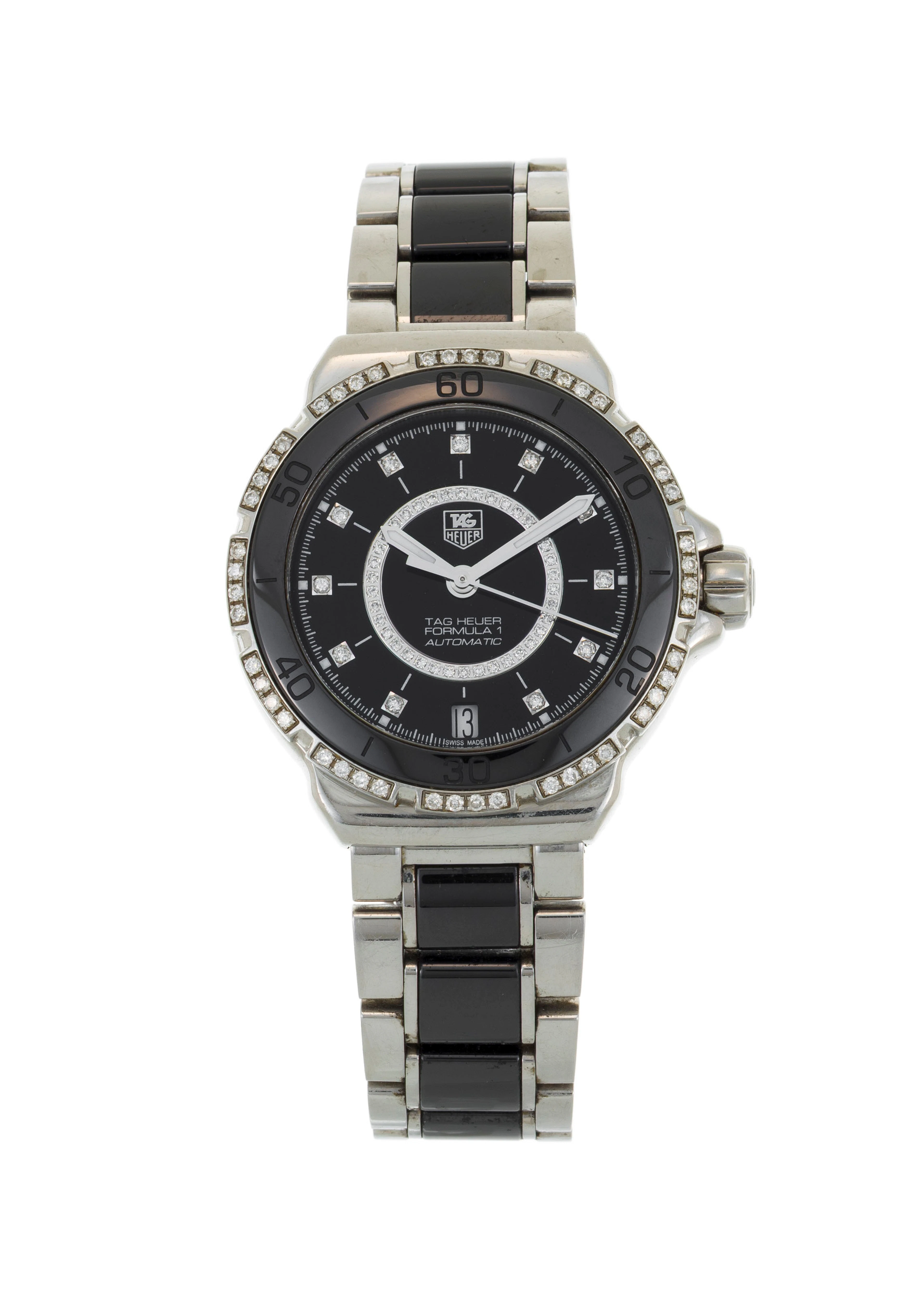 Tag Heuer, Formula1, réf. WAU2212, montre-bracelet acier et céramique