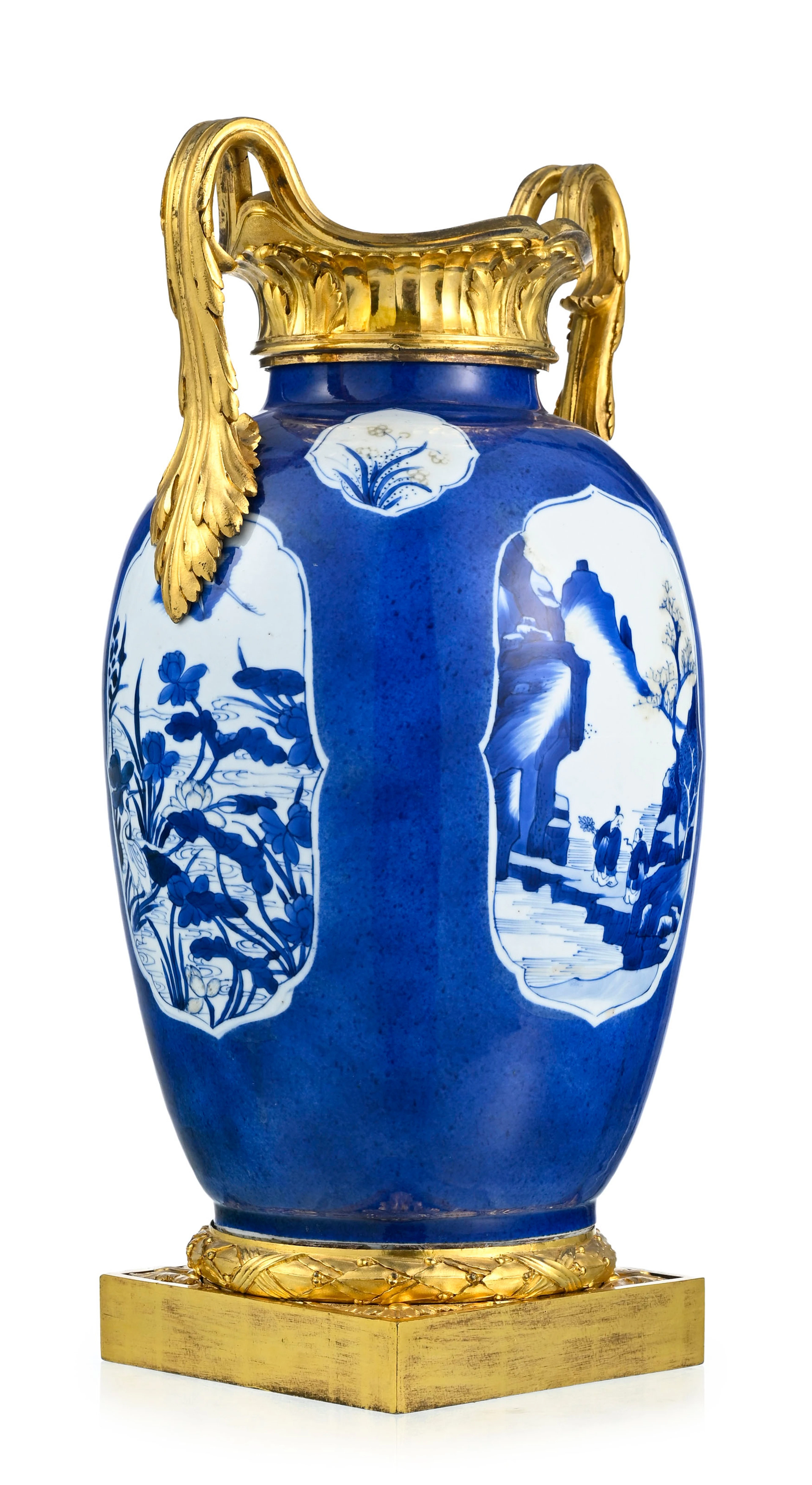 Vase en porcelaine de Chine, époque Kangxi (1662-1722), à glaçure