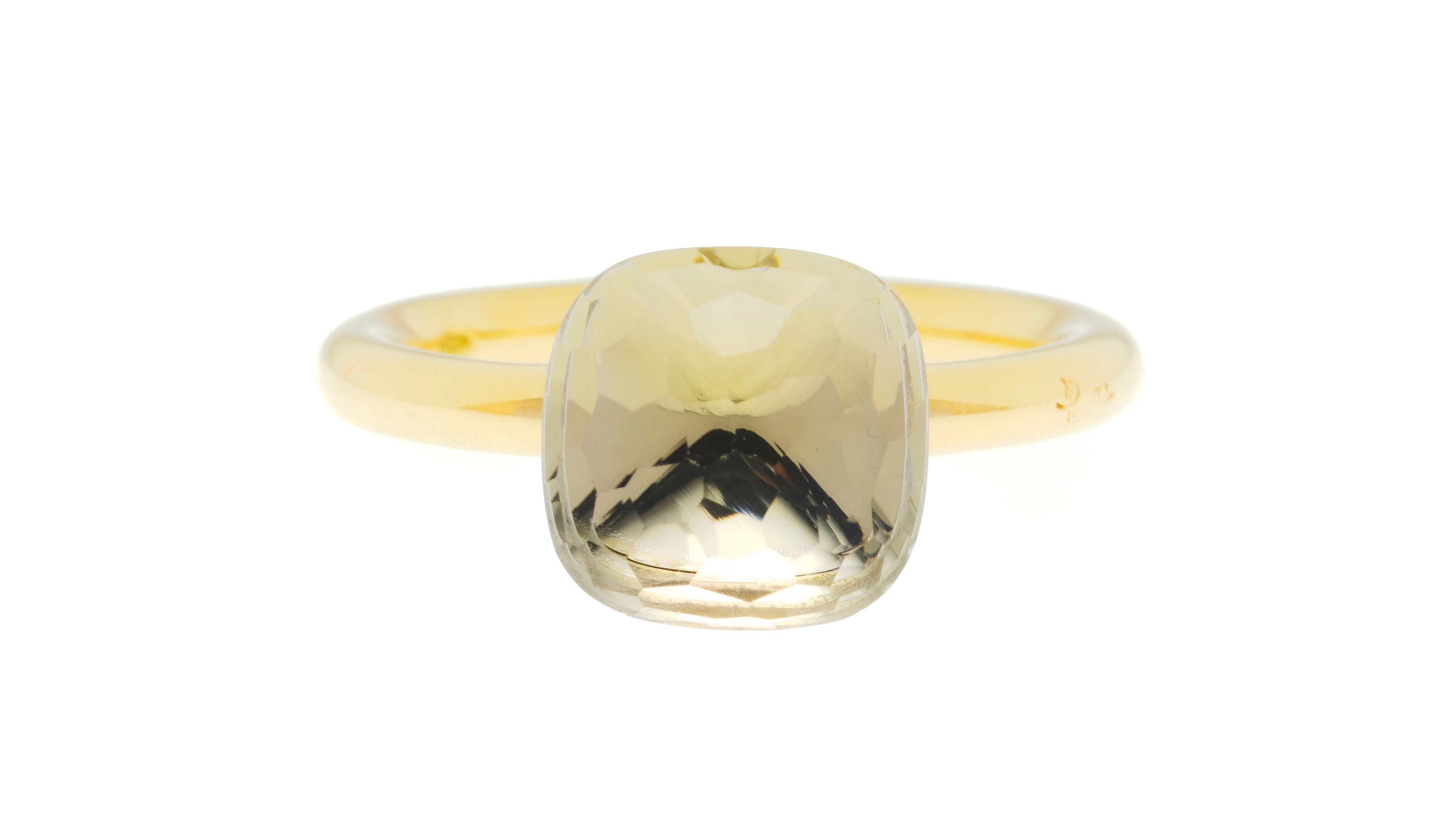 Pomellato, Nudo, bague or 750 sertie d'une topaze incolore facettée