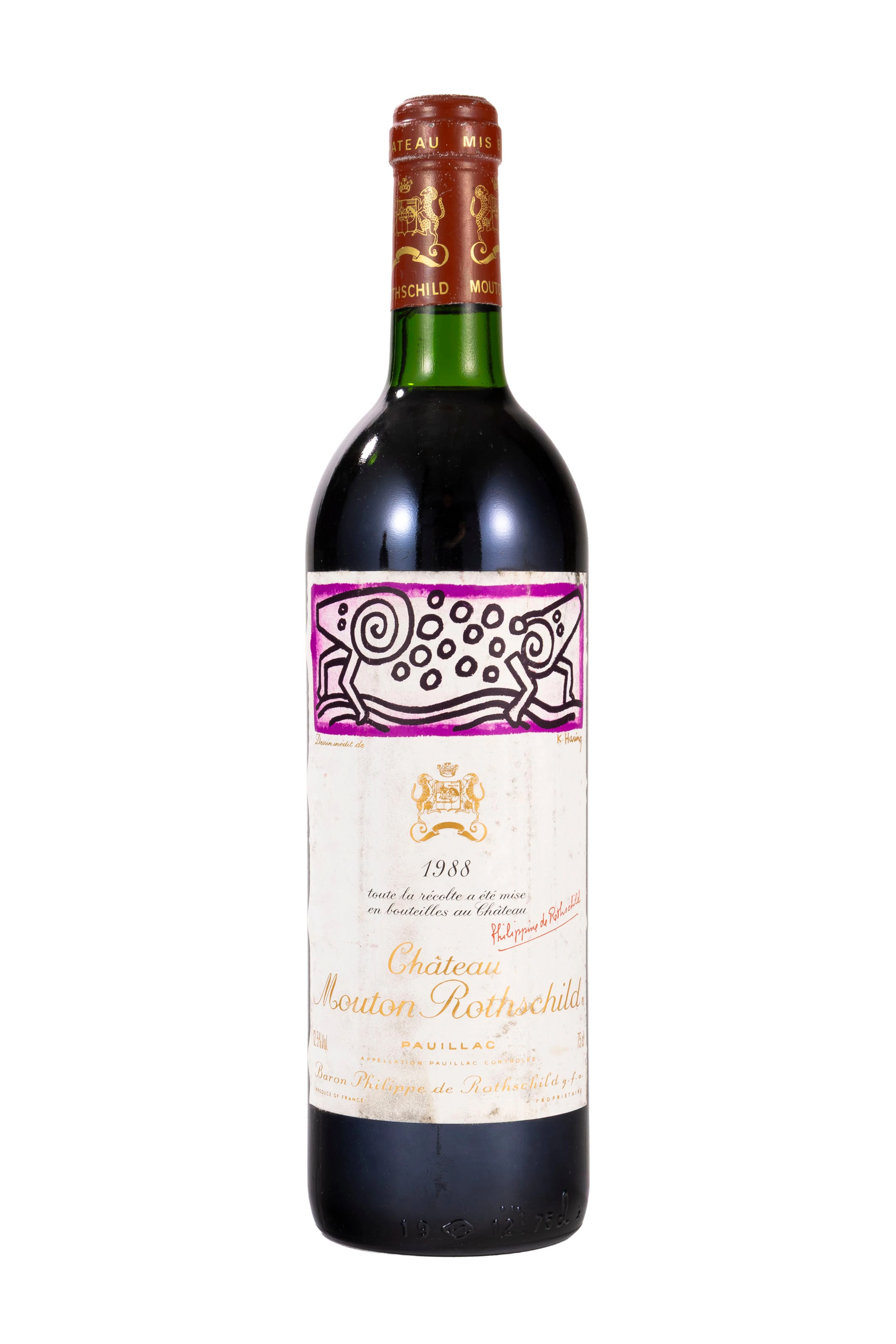 Ch. Mouton Rothschild, 1988, Pauillac, 1er grand cru classé, 1 bt.