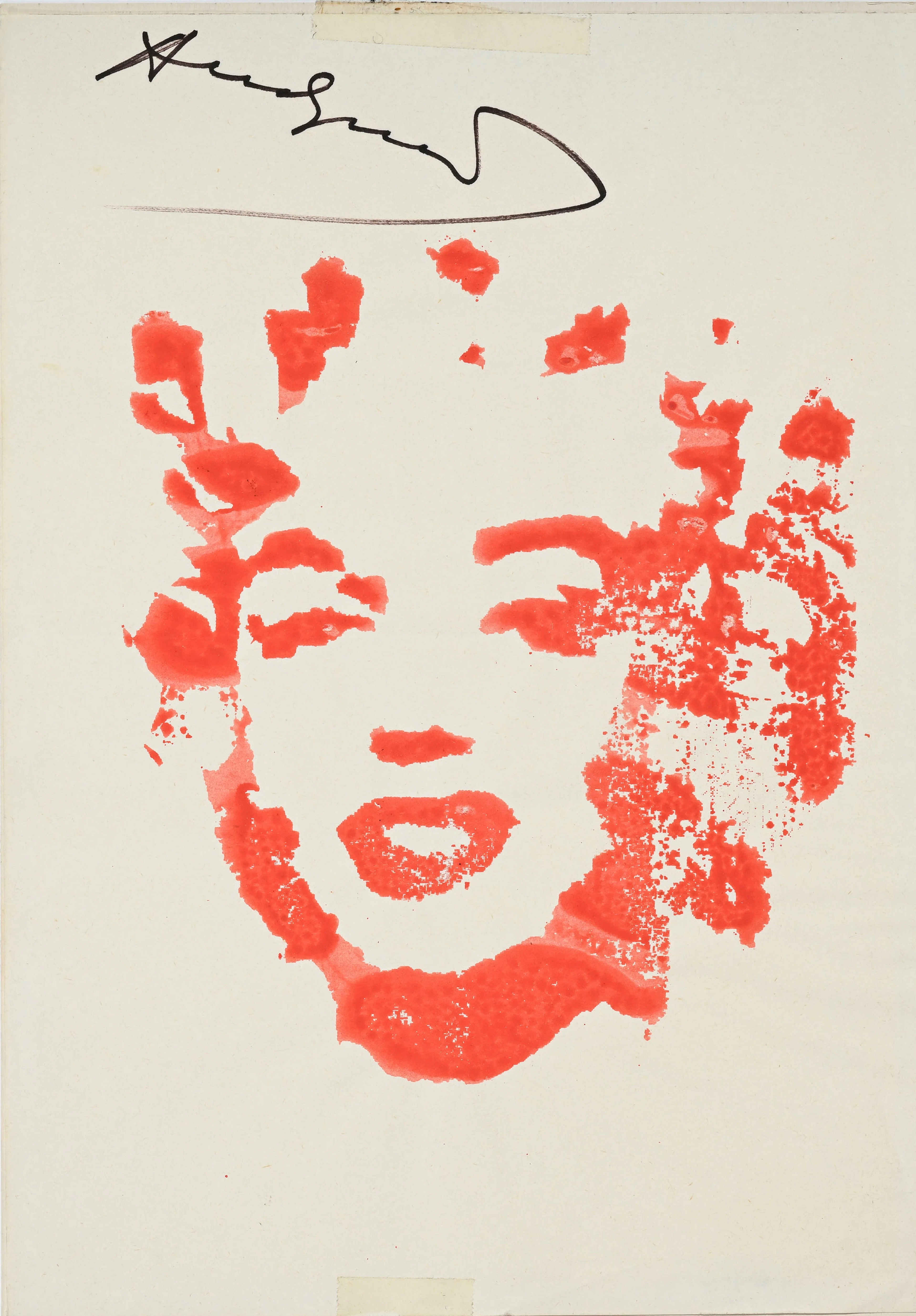 Andy Warhol (1928-1987), d'après, "Marilyn", impression offset, signé