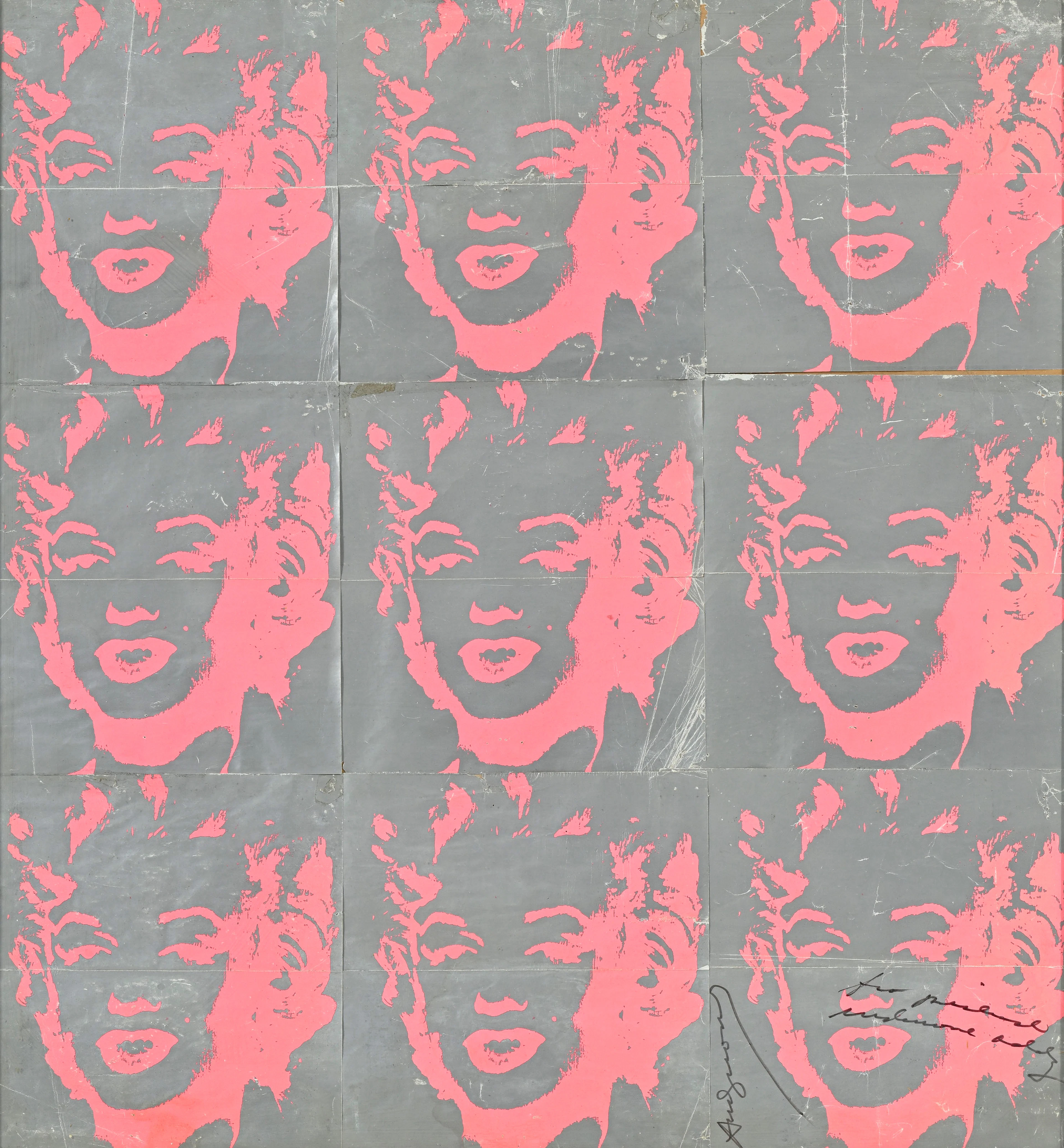 Andy Warhol (1928-1987), d'après, "9 Marilyns", ensemble de 9 impressions