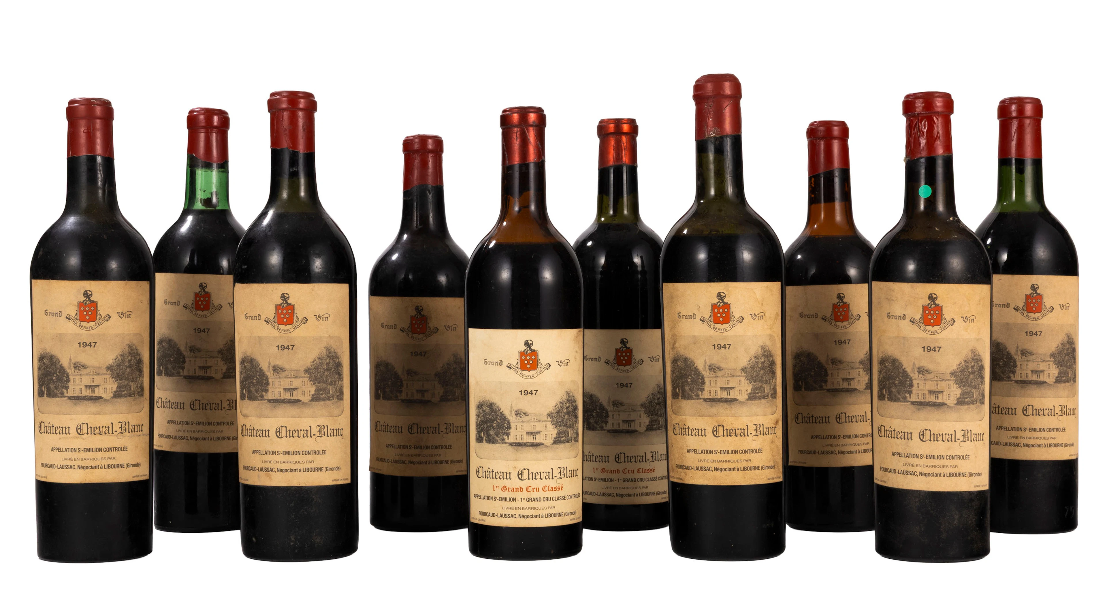 Ch. Cheval Blanc, 1947, Saint-Emilion, 1er grand cru classé, 9 bts