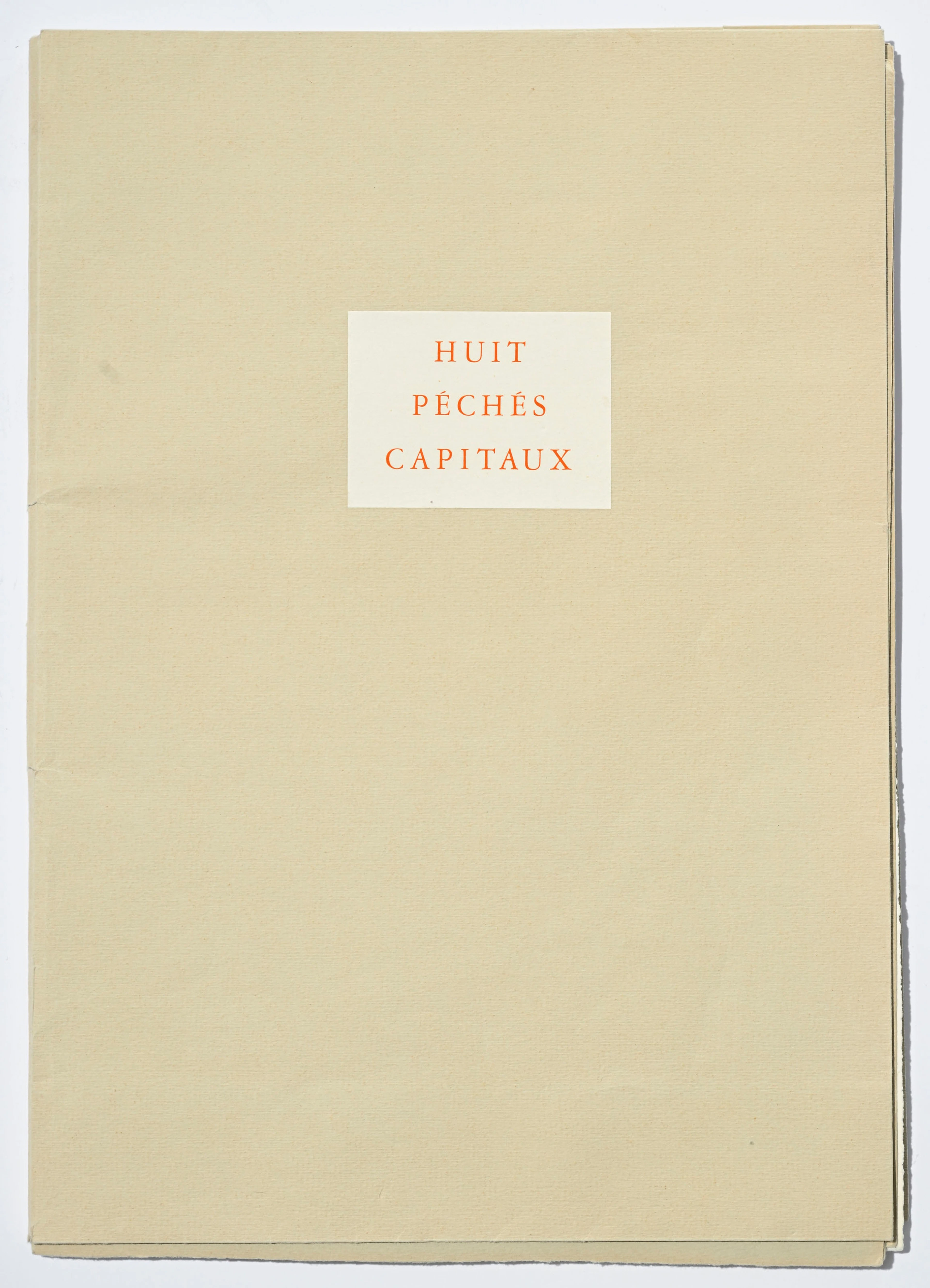 Salvador Dali (1904-1989), Les huit péchés capitaux, 1966-67, portfolio