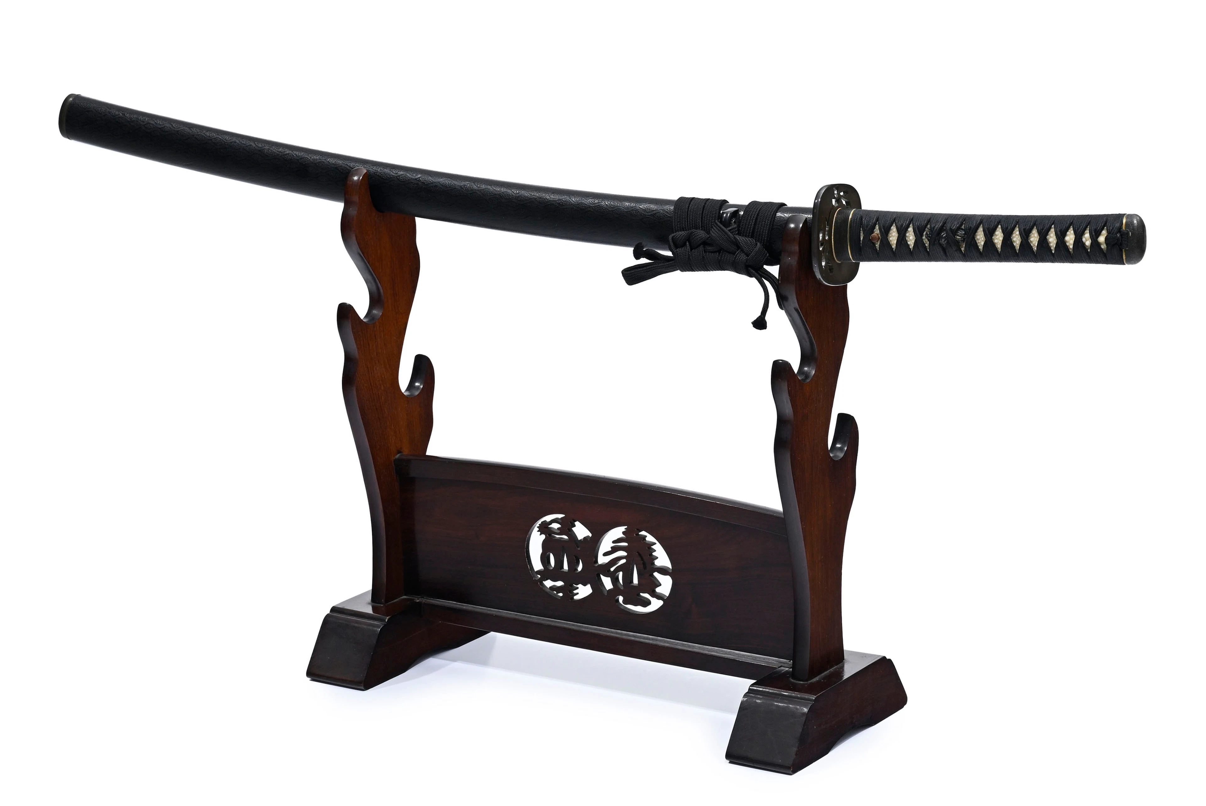 Katana (sabre), Japon, époque Edo, la lame portant la signature 相模守藤原国綱