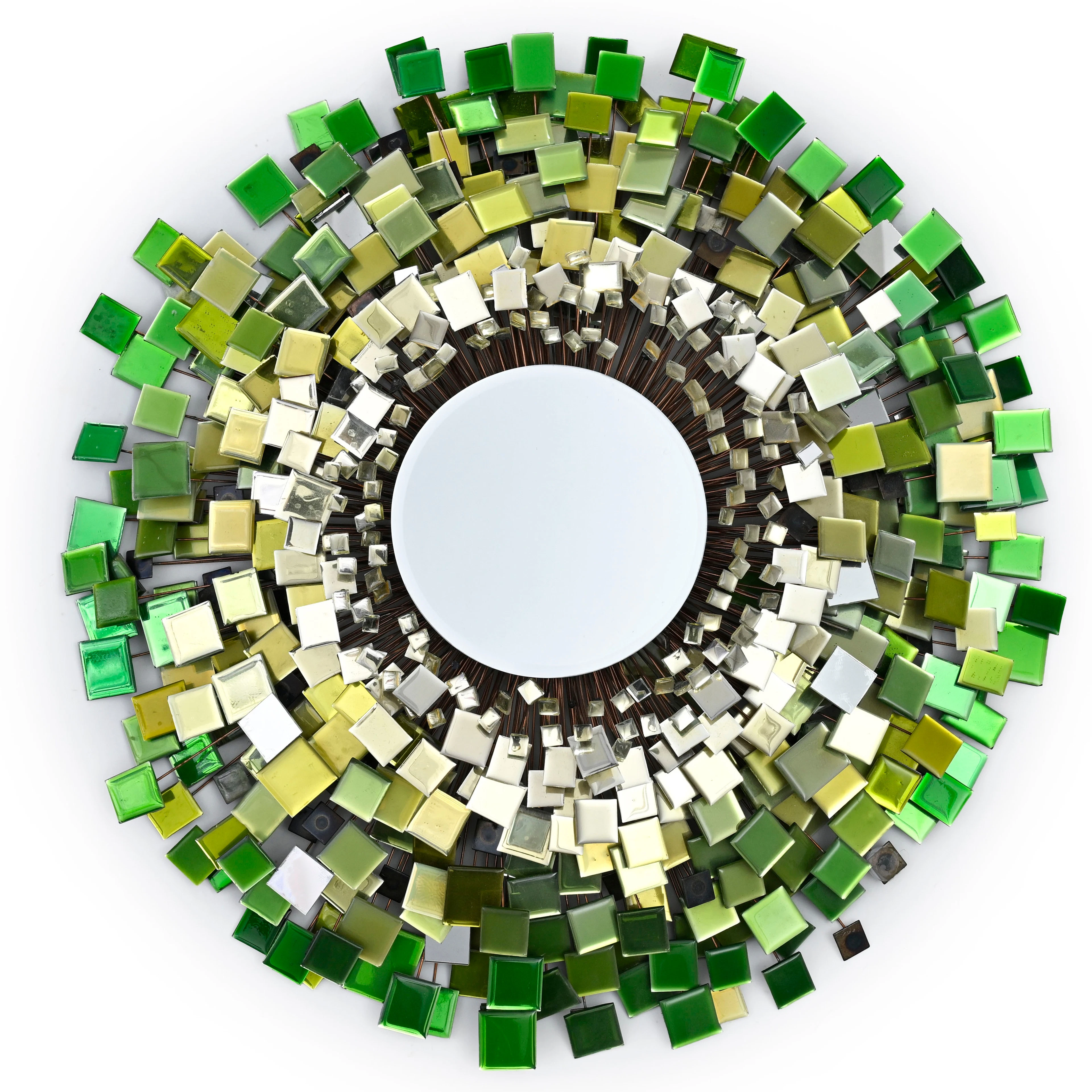 Isabelle de Borchgrave (1946-2024), Miroir soleil, à encadrement rayonnant