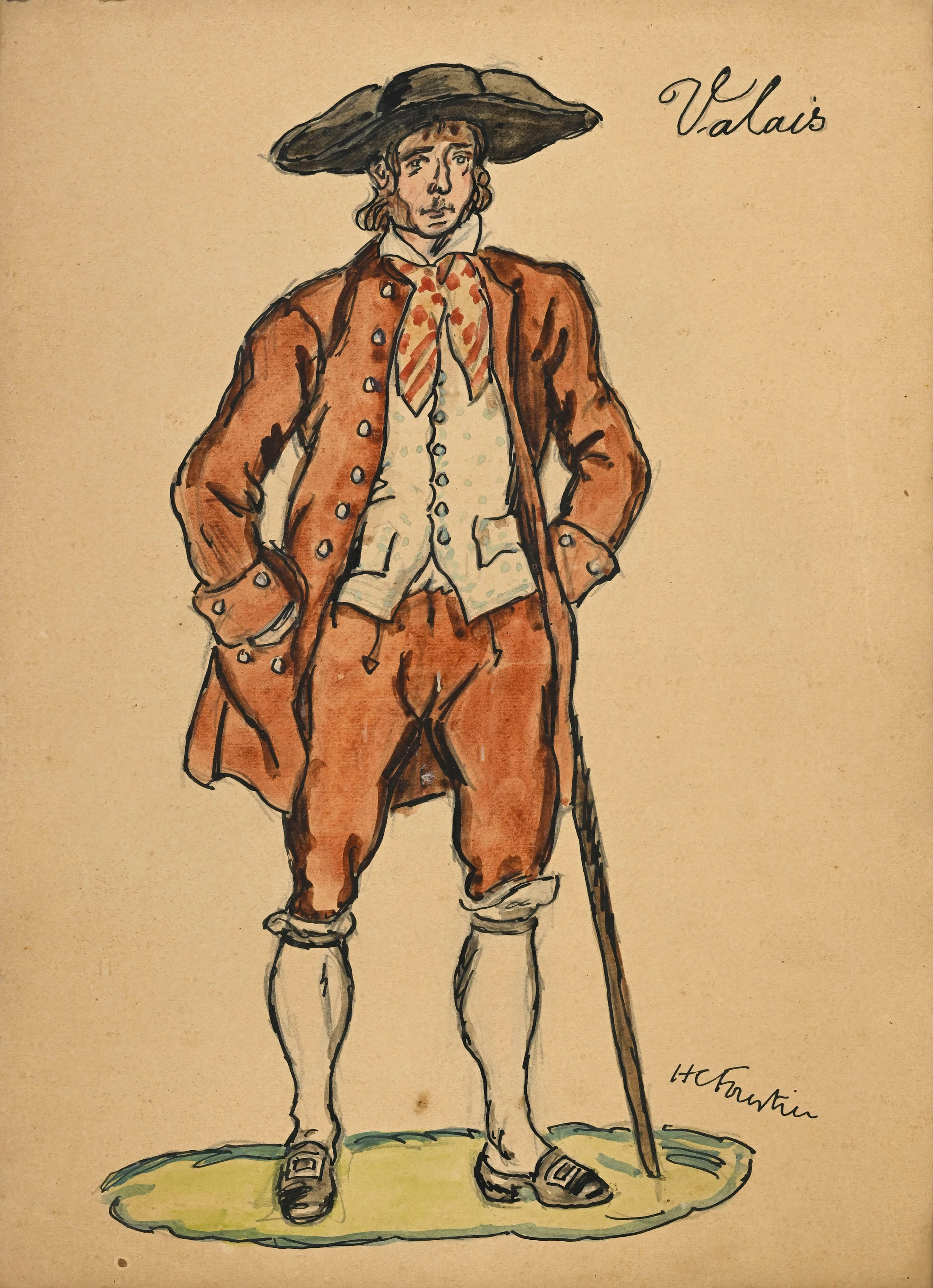Henri Claudius Forestier (1875-1922), Costumes de Suisse romande