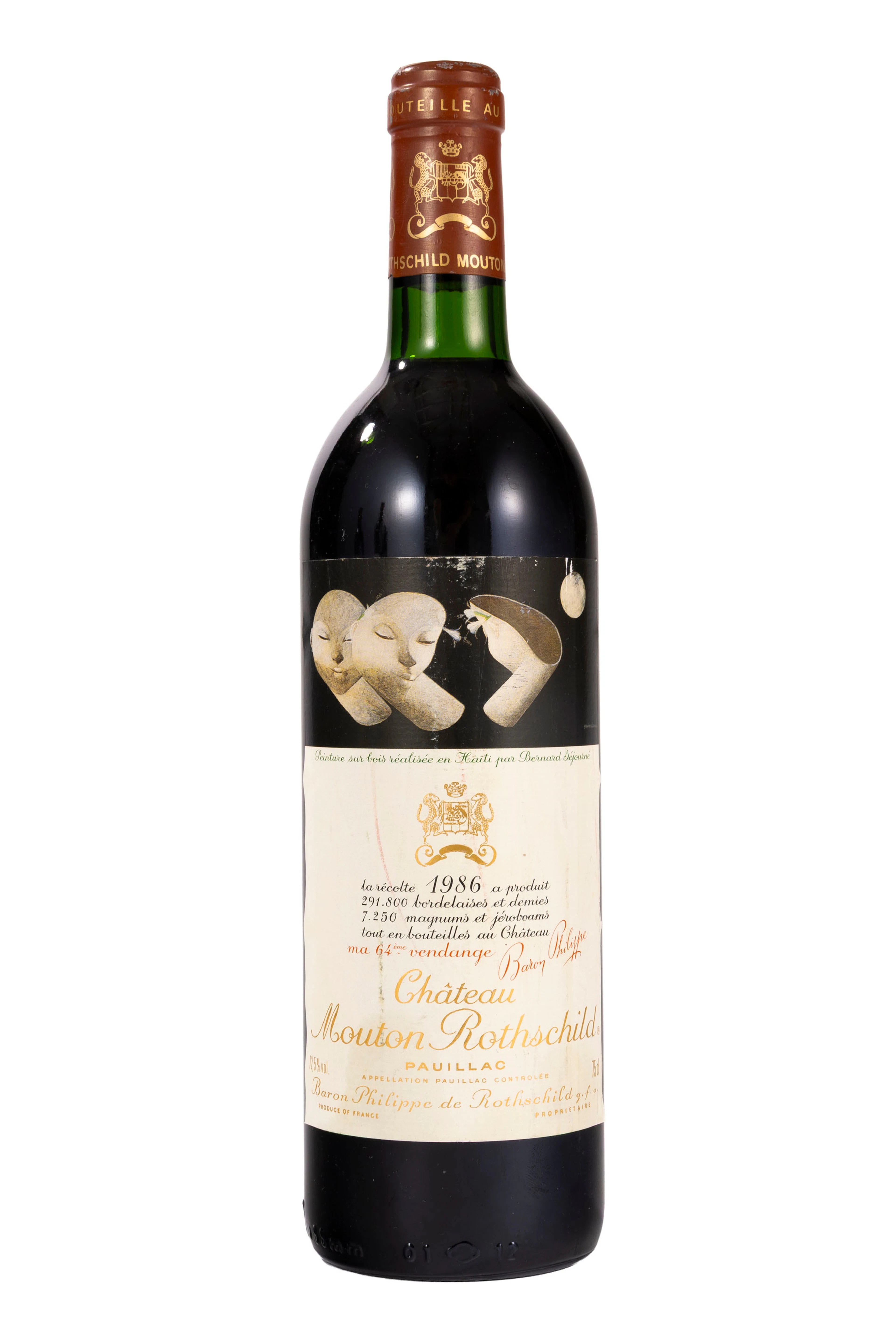 Ch. Mouton Rothschild, 1986, Pauillac, 1er grand cru classé, 1 bt.