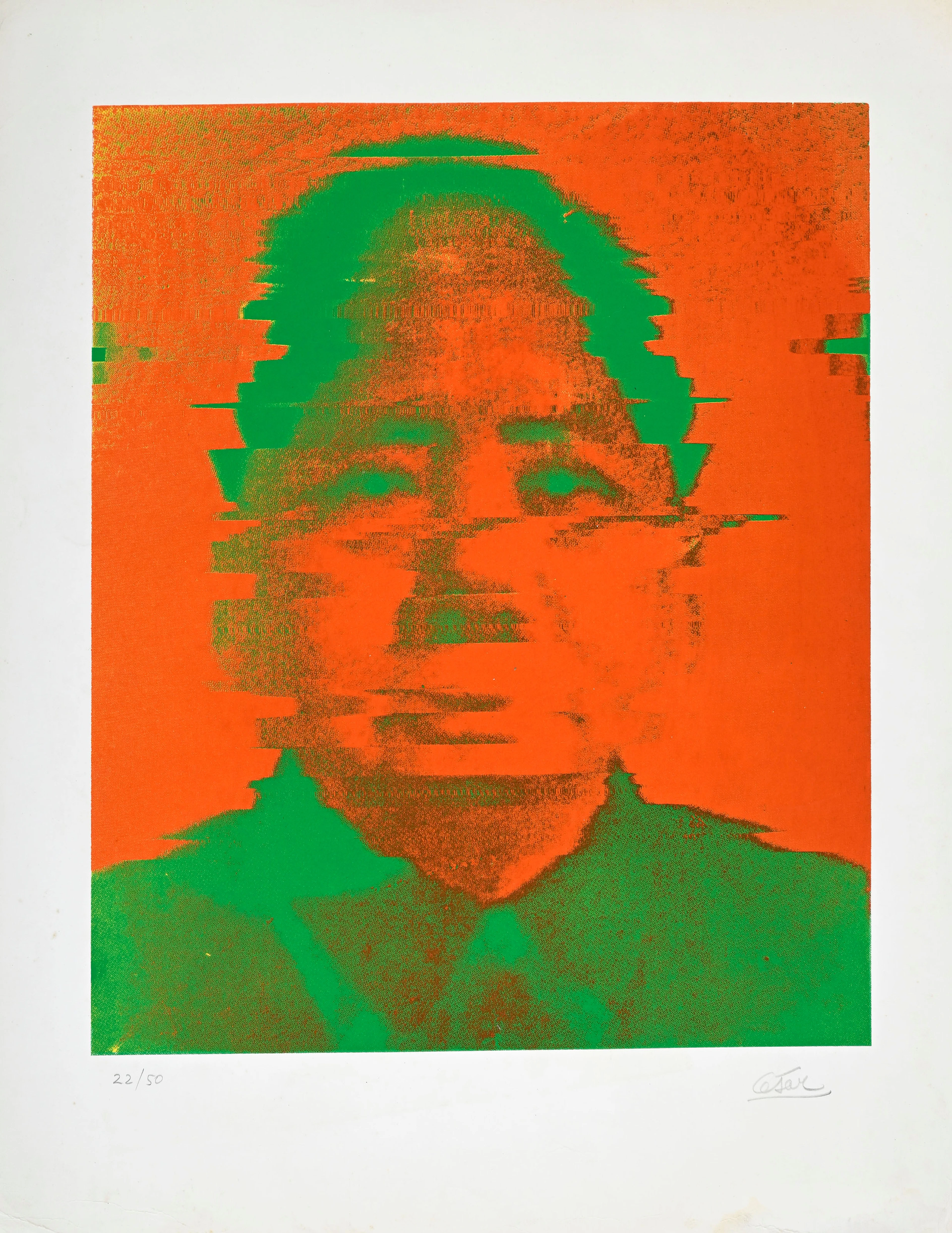 CÉSAR (1921-1998), d'après, "Mao", 1967, sérigraphie en couleurs