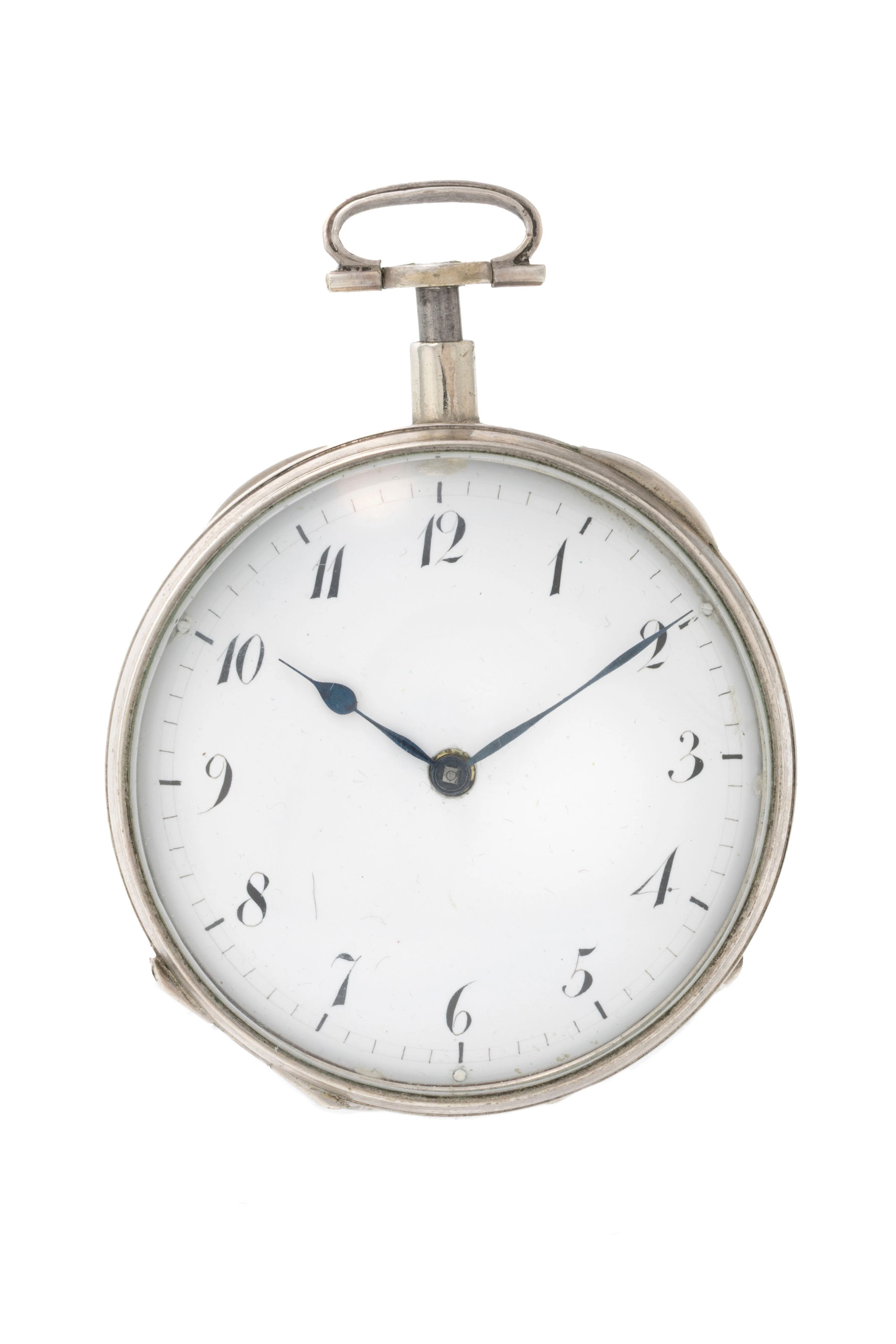 Chaudoir à Genève, montre de poche à coq à répétition en argent ornée