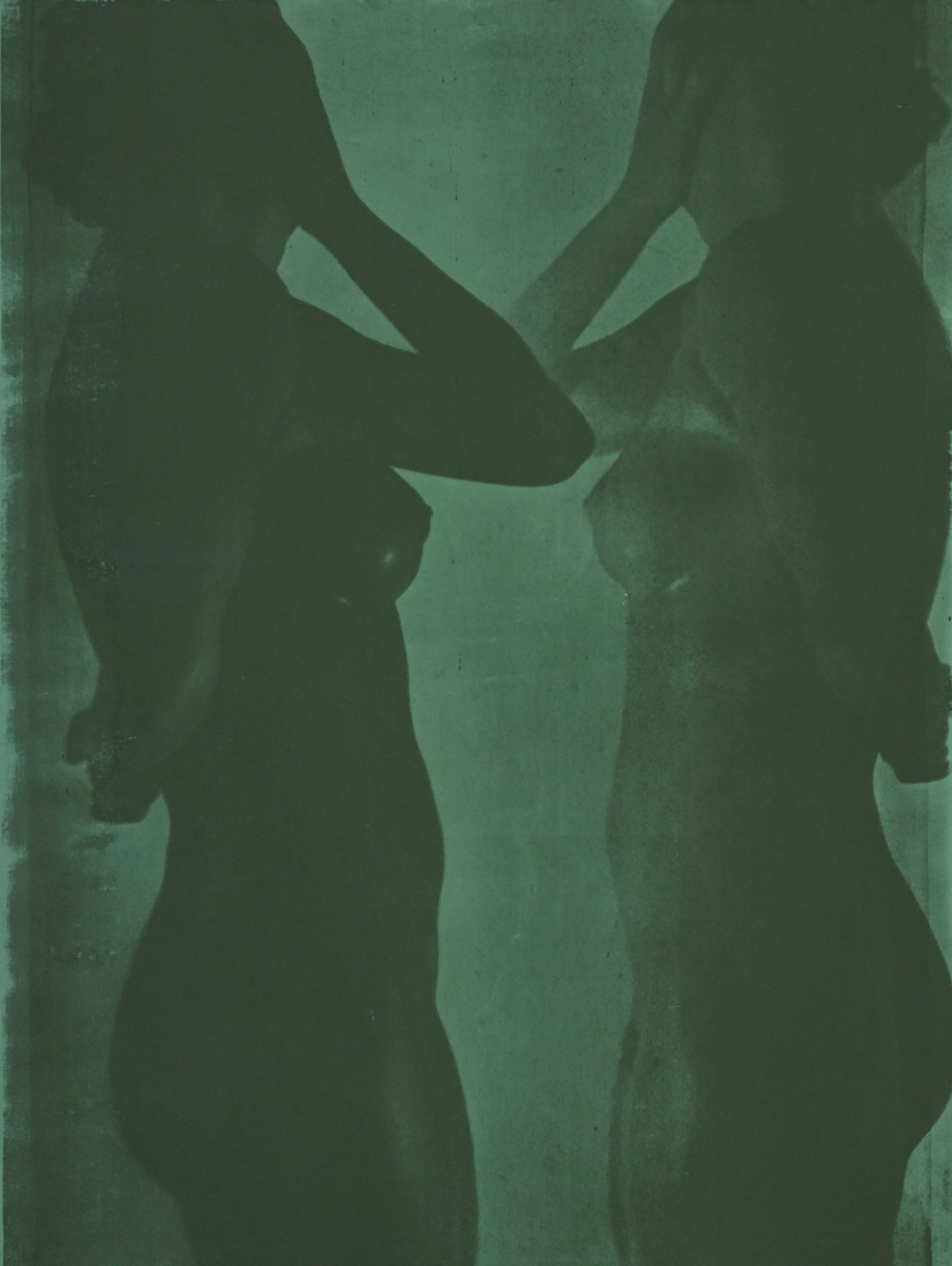 Gerhard Merz (1947), Silhouettes de femmes, 1984, pigment et sérigraphie