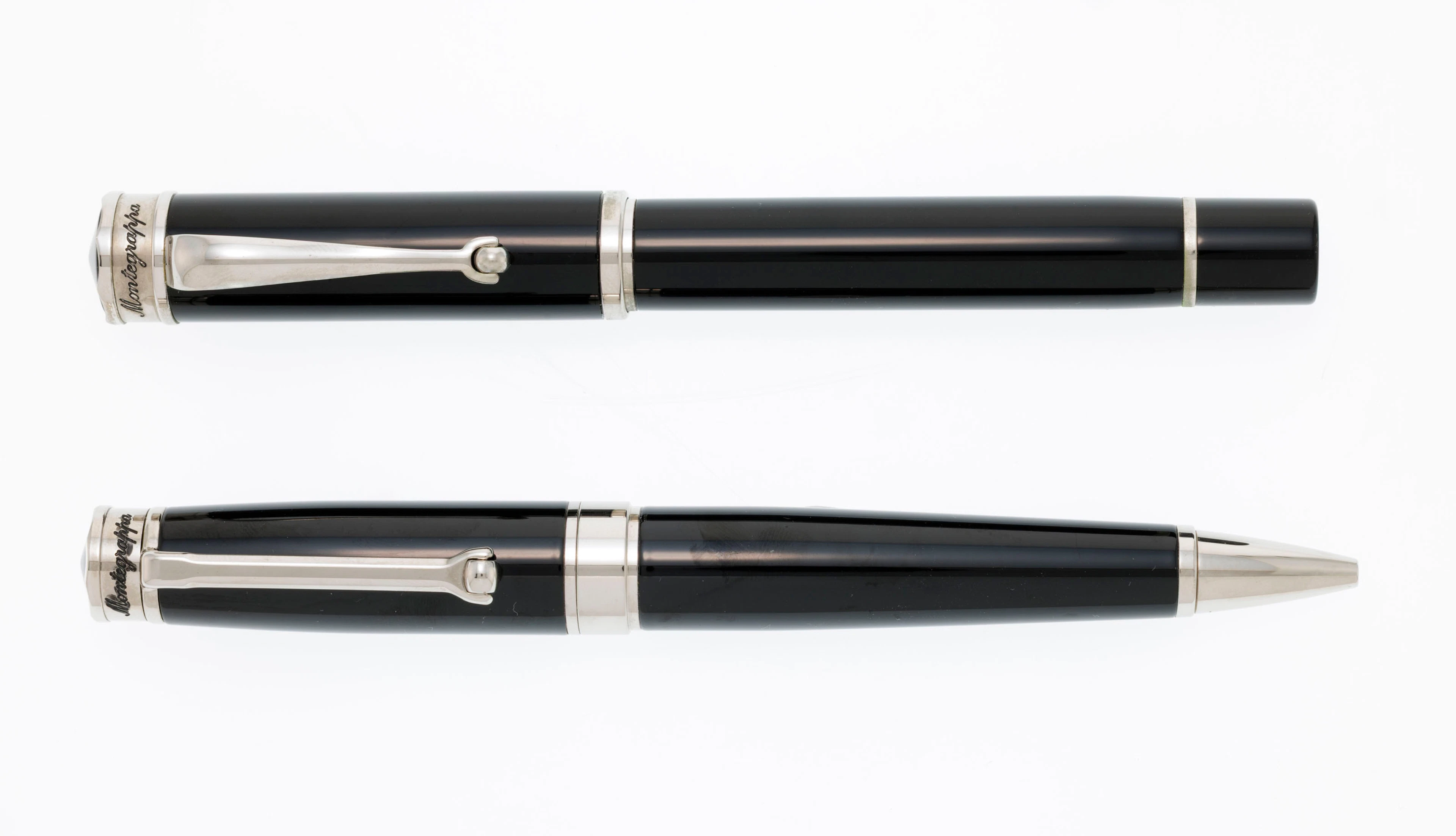 Montegrappa, ensemble composé d'un stylo plume et d'un stylo bille