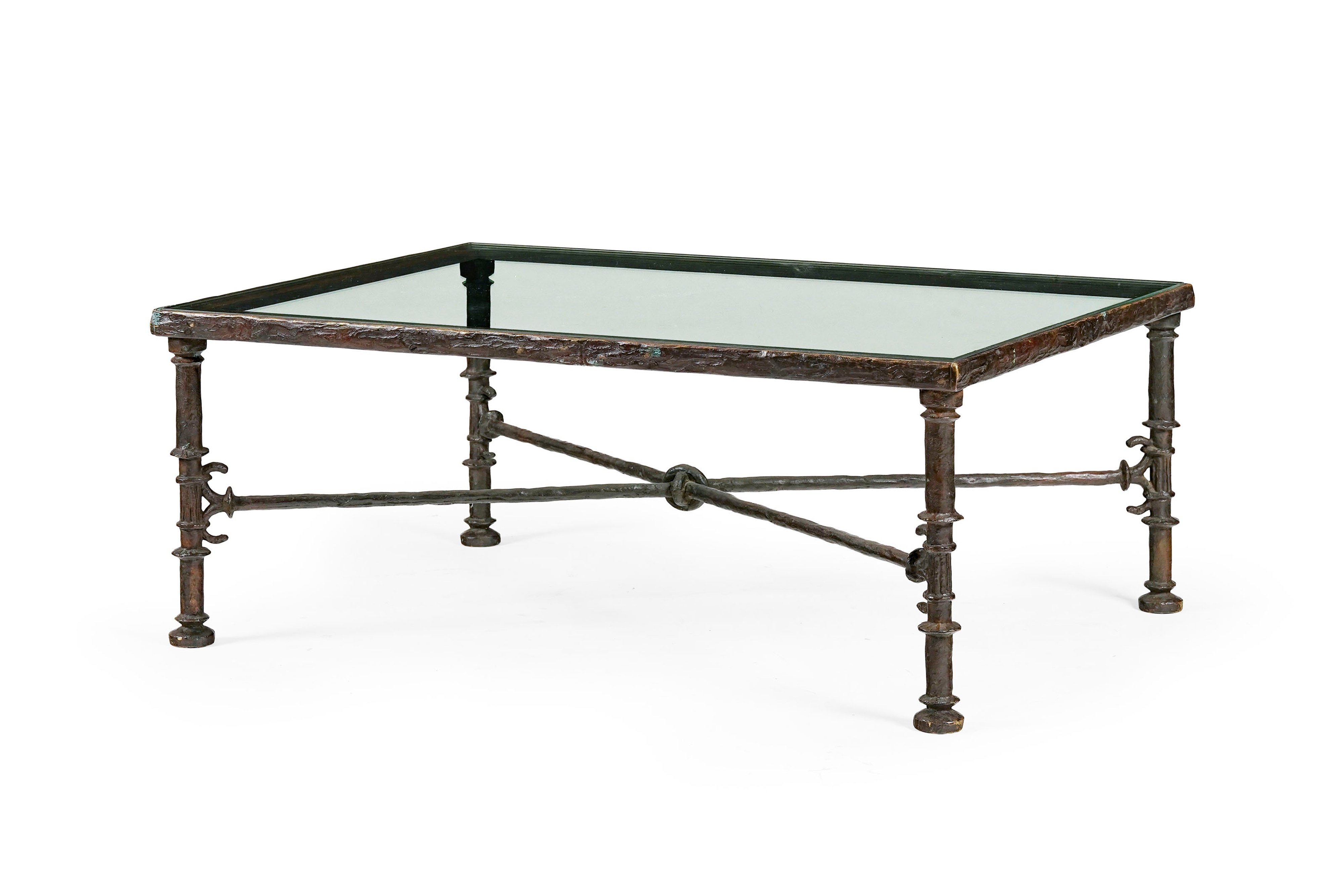 Diego Giacometti (1902-1985), "Table Grecque", c. 1965, bronze patiné