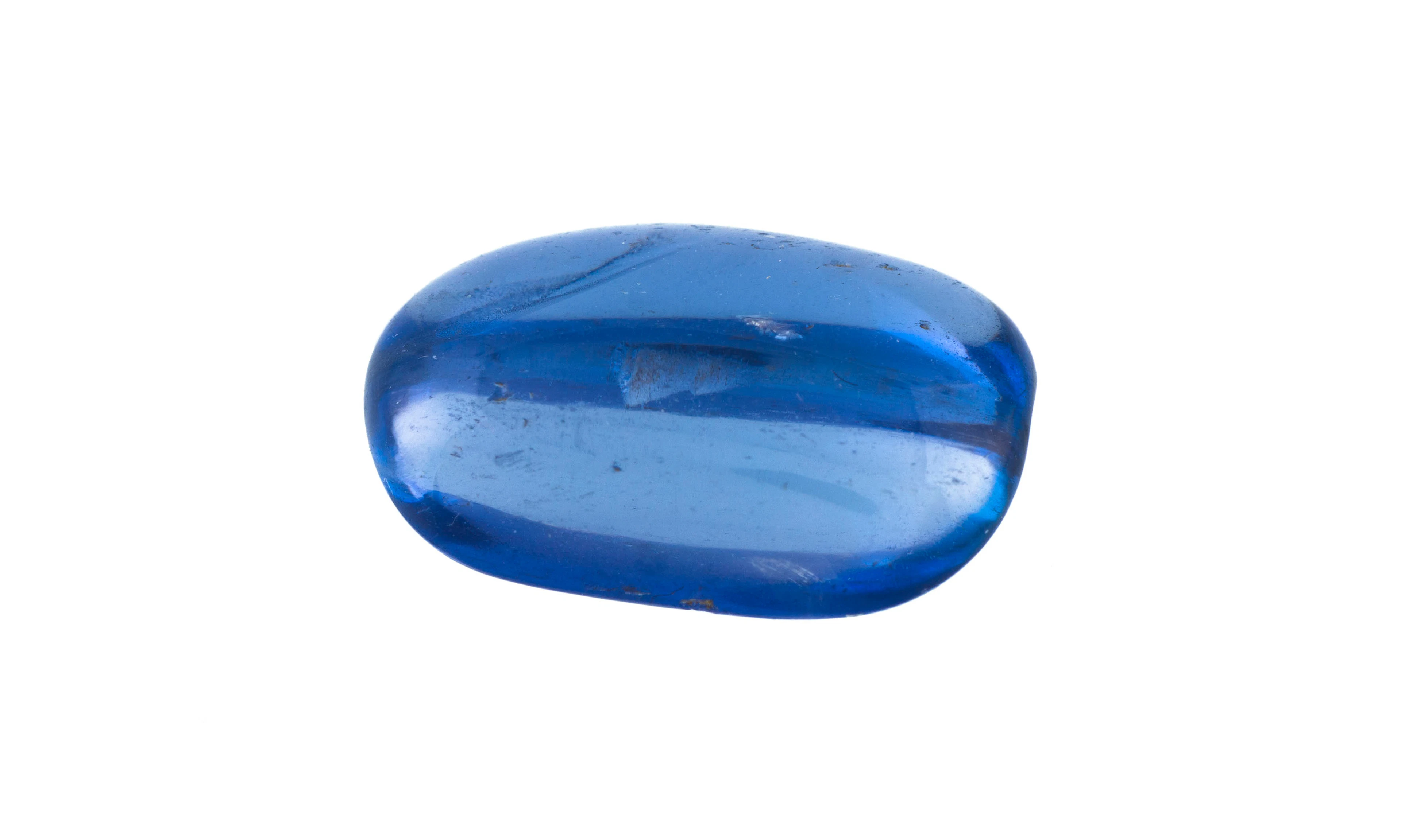 1 saphir poli sur papier de 10.56 carats