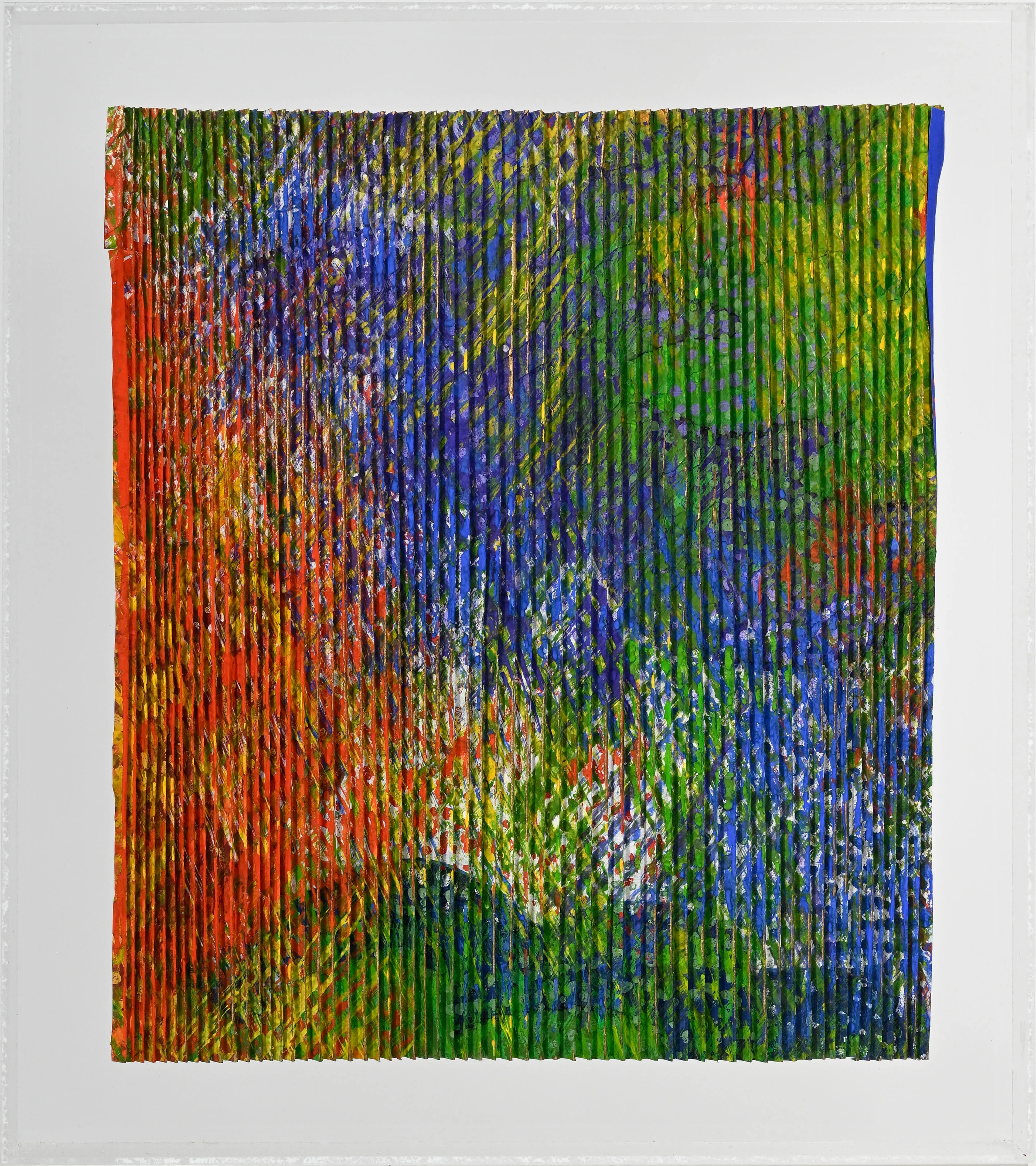 Isabelle de Borchgrave (1946-2024), Composition, 2012, acrylique et
