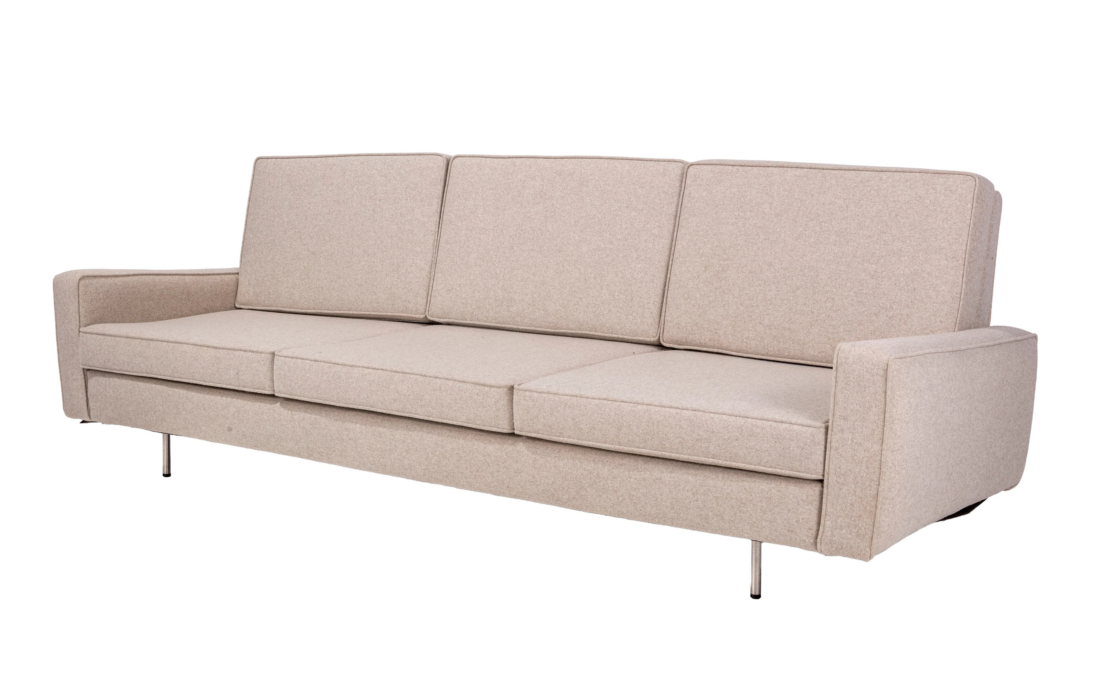Canapé 3 places 25 BC par Florence Knoll (1917-2019), édition Wohnbedarf