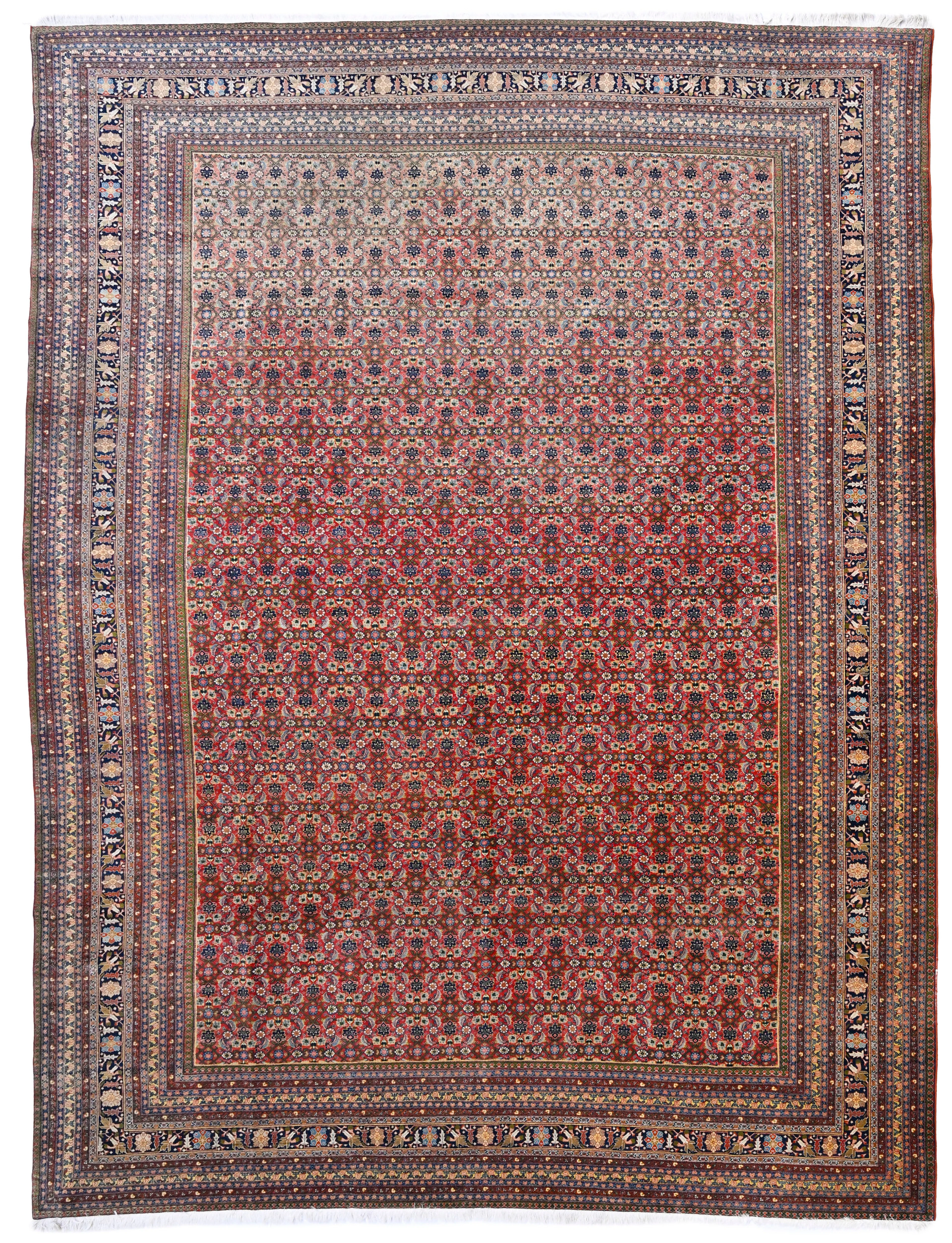 Tapis Tabriz, Iran, milieu du XXe s., orné d'un motif H_erati_ composé