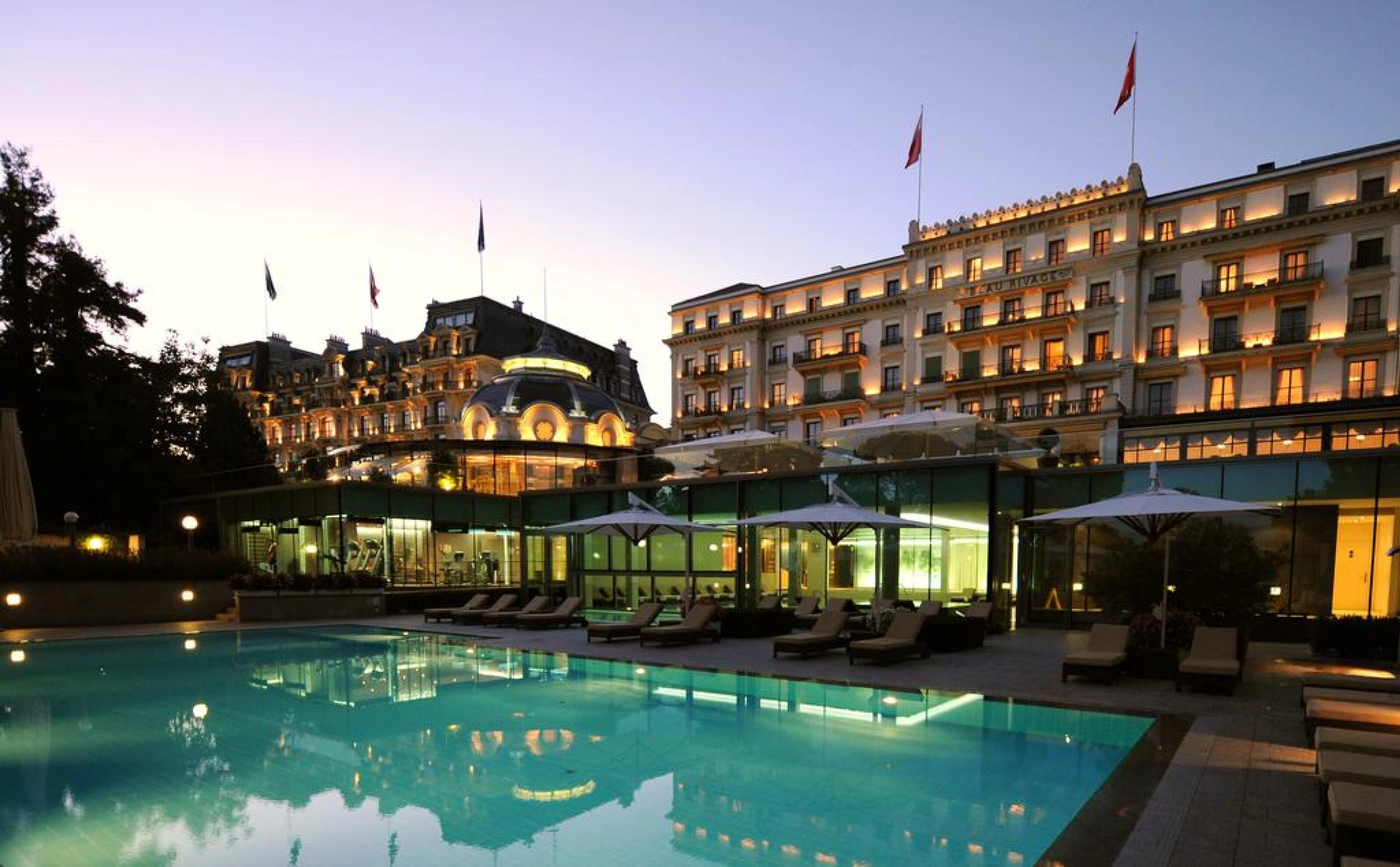1 nuitée au Beau-Rivage Palace pour 2 personnes Le Beau-Rivage Palace